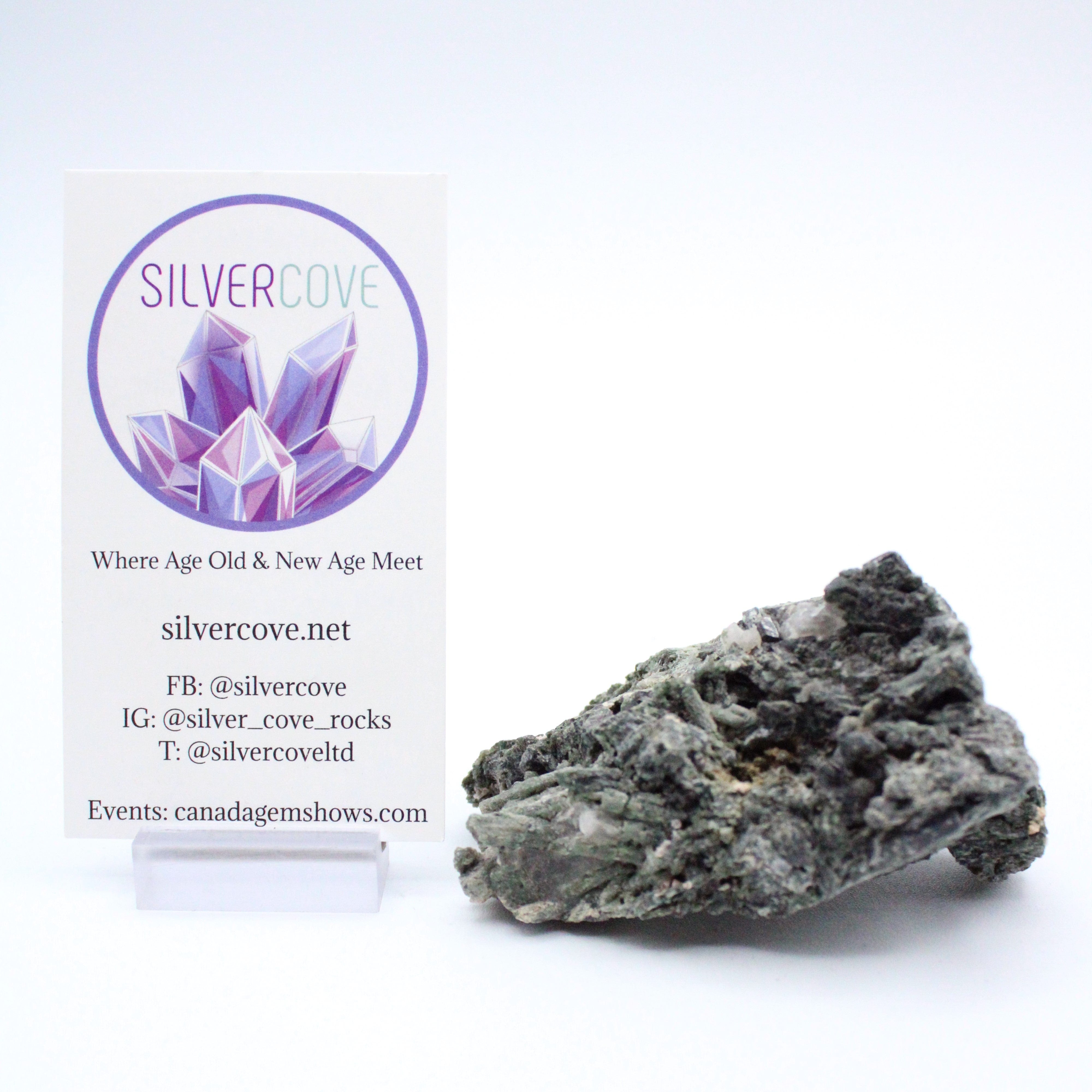 Actinolite Mineral Specimen from Ontario - Rare Collectible Stone for Rockhounding, Geology Study & Crystal Healing