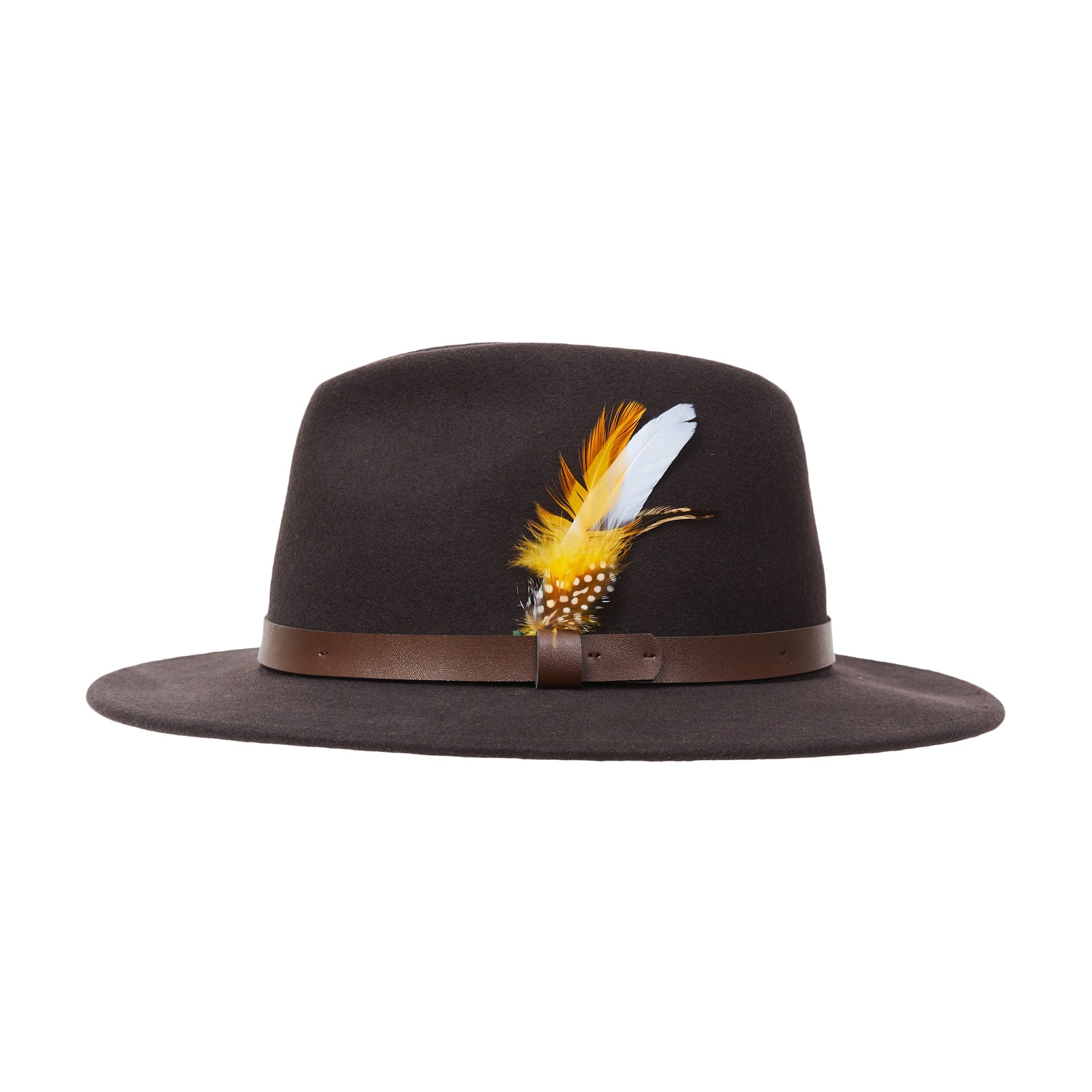 Stylish Thomas Fedora Hat by CITY HATTERS - Classic Wool Felt Dress Hat for Men - Perfect for Weddings, Business & Formal Occasions