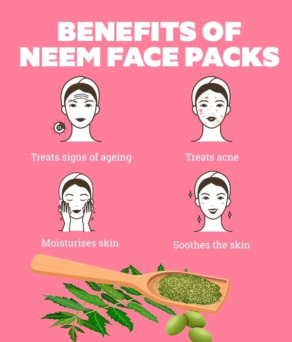 Pure Pik Organic Neem Powder 200g - Natural Neem Leaf Powder for Skin Care, Hair Growth & Face Mask | USDA Certified, Vegan, Chemical-Free | Perfect for DIY Beauty Treatments & Ayurvedic Remedies