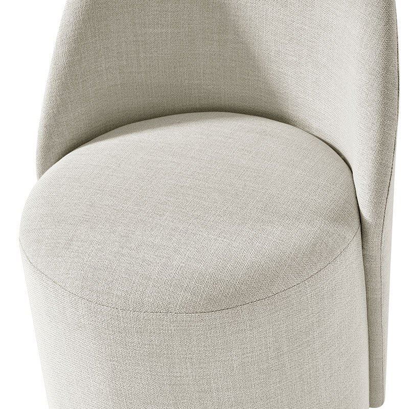 Modern Curved Back Swivel Dining Chair - Ergonomic Comfort for Kitchen, Dining Room & Office - Perfect for Home Decor & Entertaining Guests