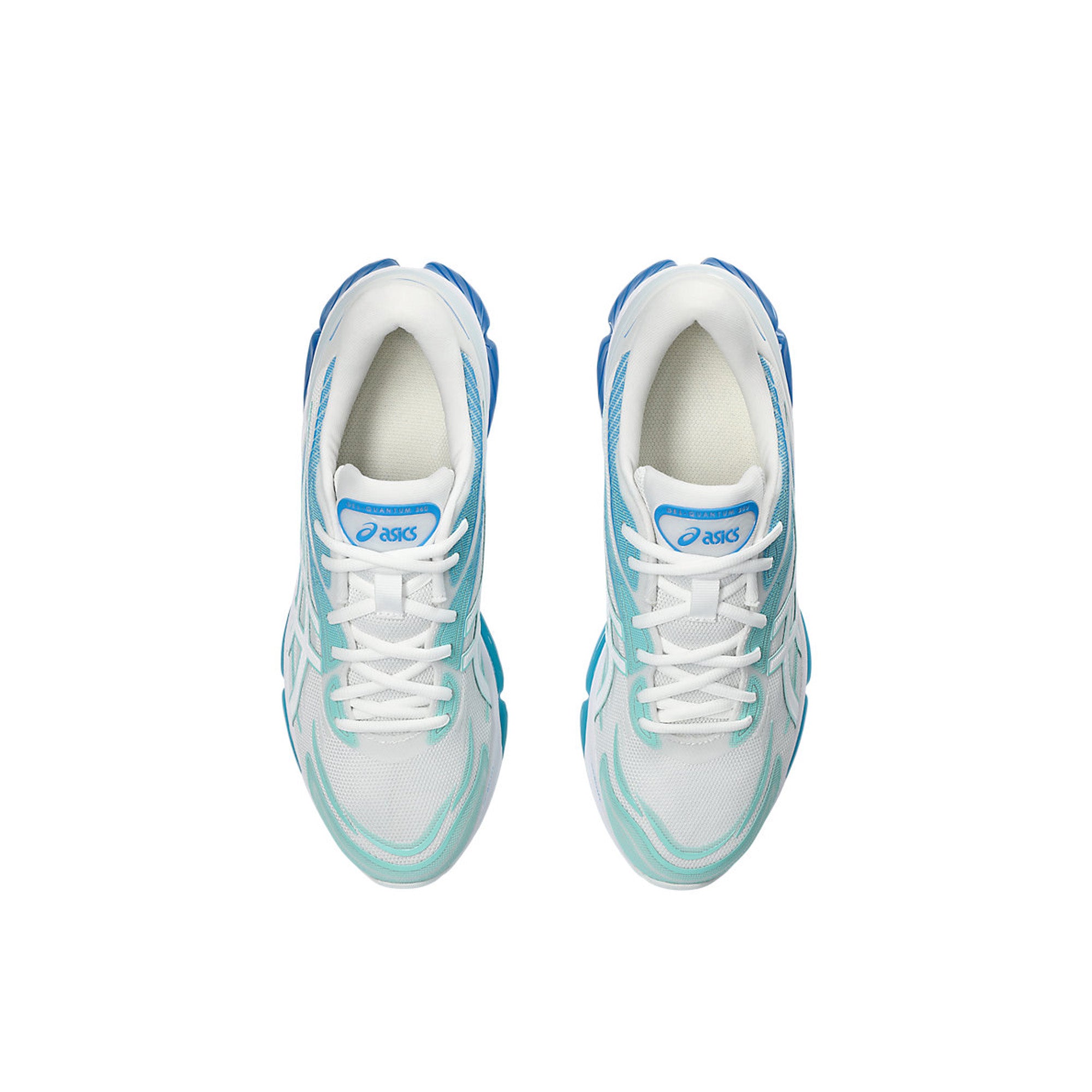 ASICS Gel Quantum 360 VIII Running Shoes for Men & Women - White Azul Blue (2024) | Lightweight Cushioned Sneakers for Jogging, Gym Workouts & Daily Wear