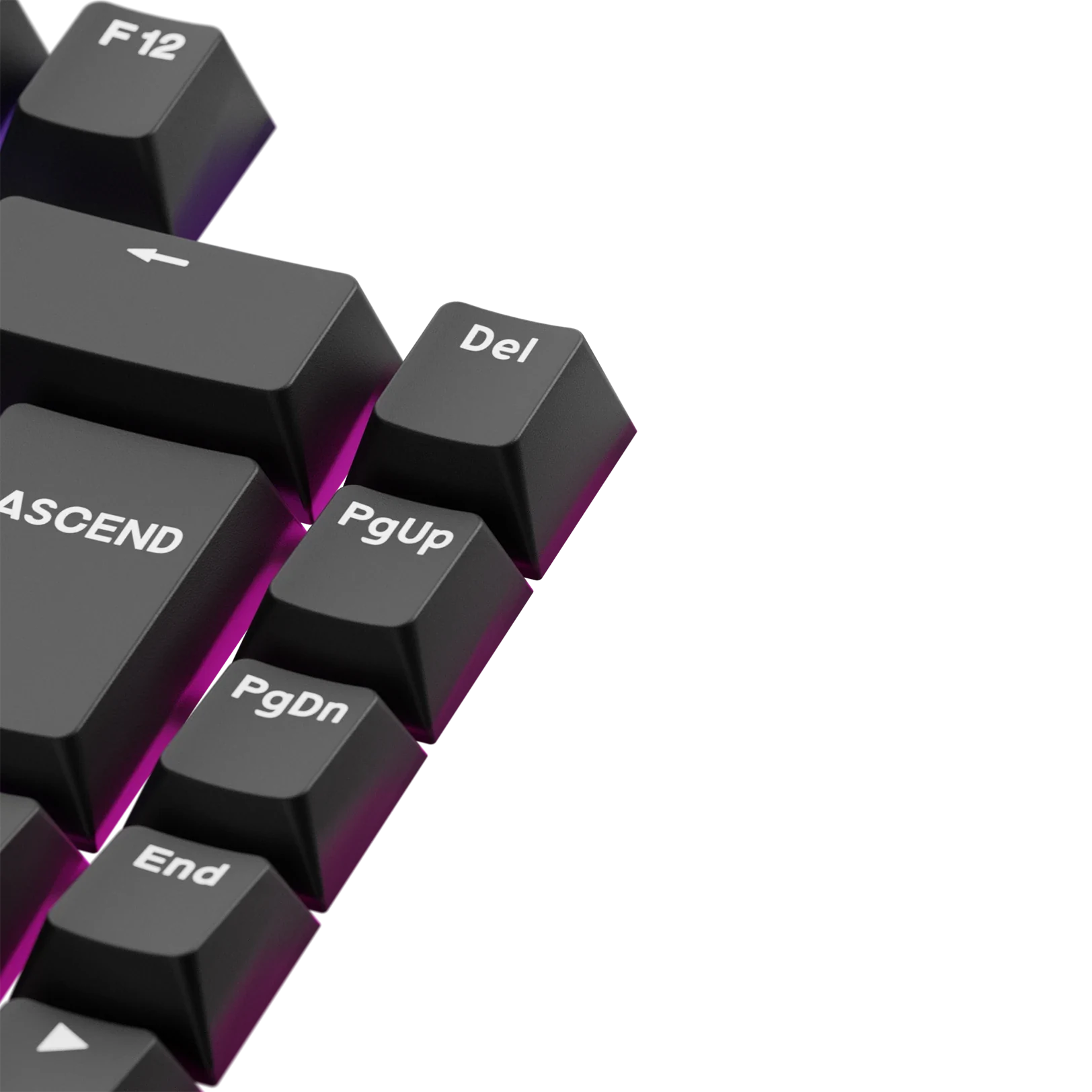 Premium Classic Black Keycaps for Mechanical Keyboards - UK Layout | Durable PBT Material for Typing & Gaming