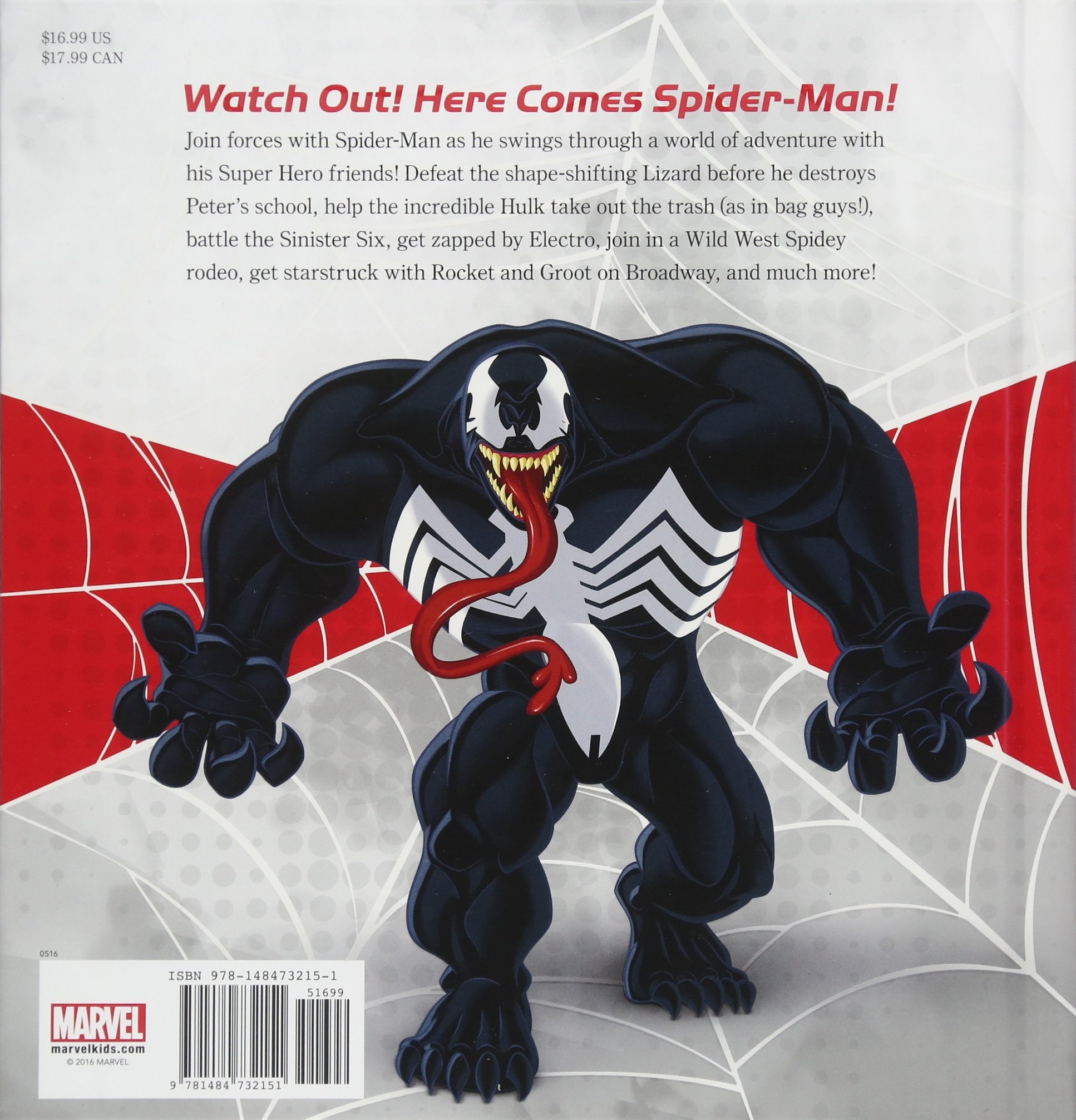 Spider-Man Storybook Collection - 5-in-1 Marvel Superhero Adventure Books for Kids | Perfect for Bedtime Reading, Gifts & Early Learning
