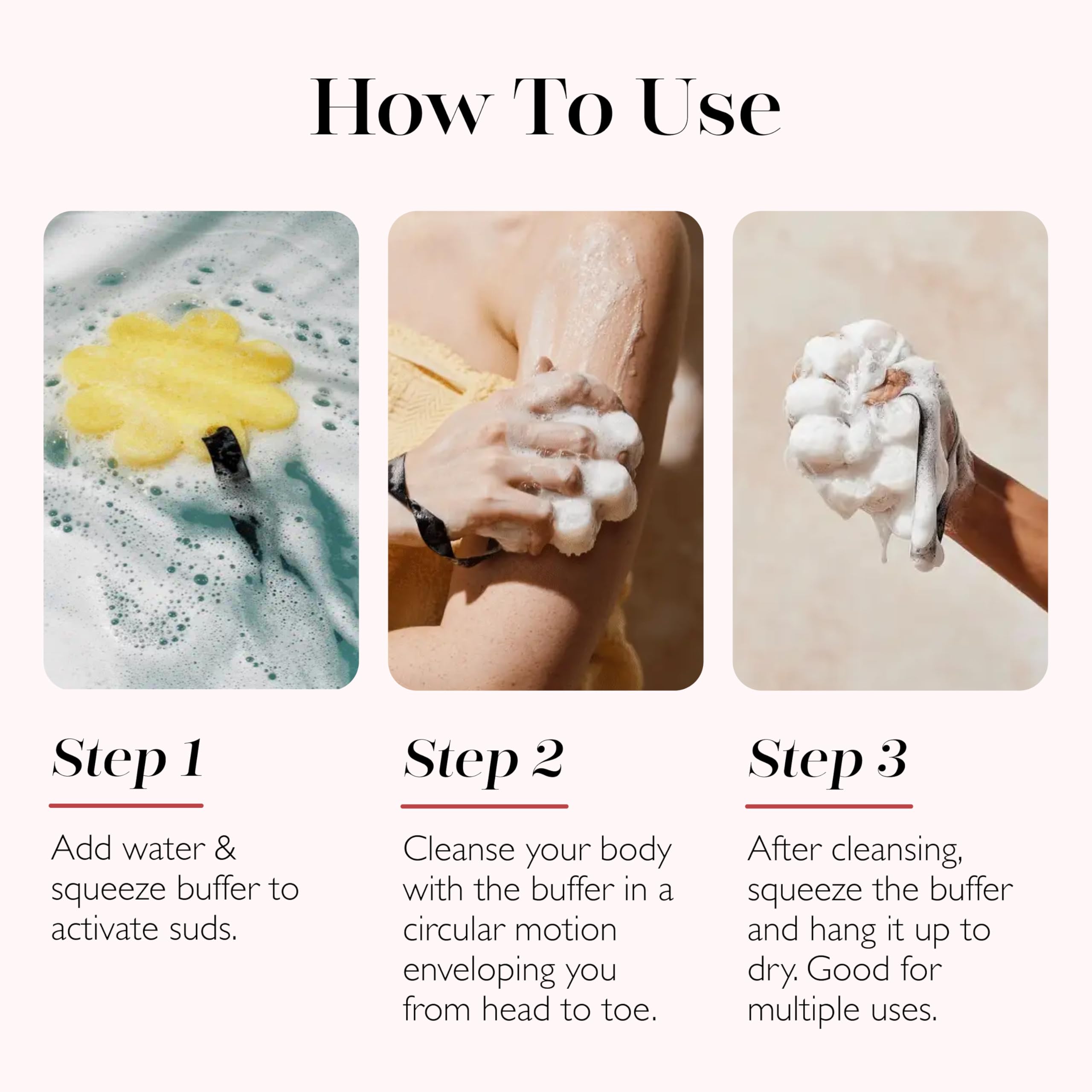Spongelle Black Orchid Body Wash Infused Buffer - Exfoliating Shower Sponge with Luxurious Lather for Smooth Skin | Perfect for Shower, Bath & Spa Day Self-Care Routine