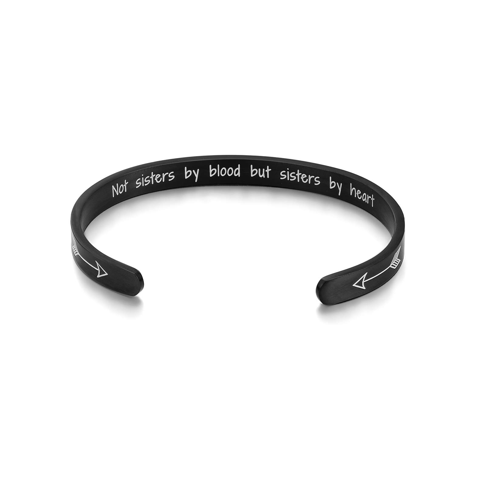 Stainless Steel Sister Bracelet - Best Friendship Jewelry Gift for Women, Best Friend Birthday Present - Perfect for Anniversaries, Graduation, Valentine's Day & Special Occasions