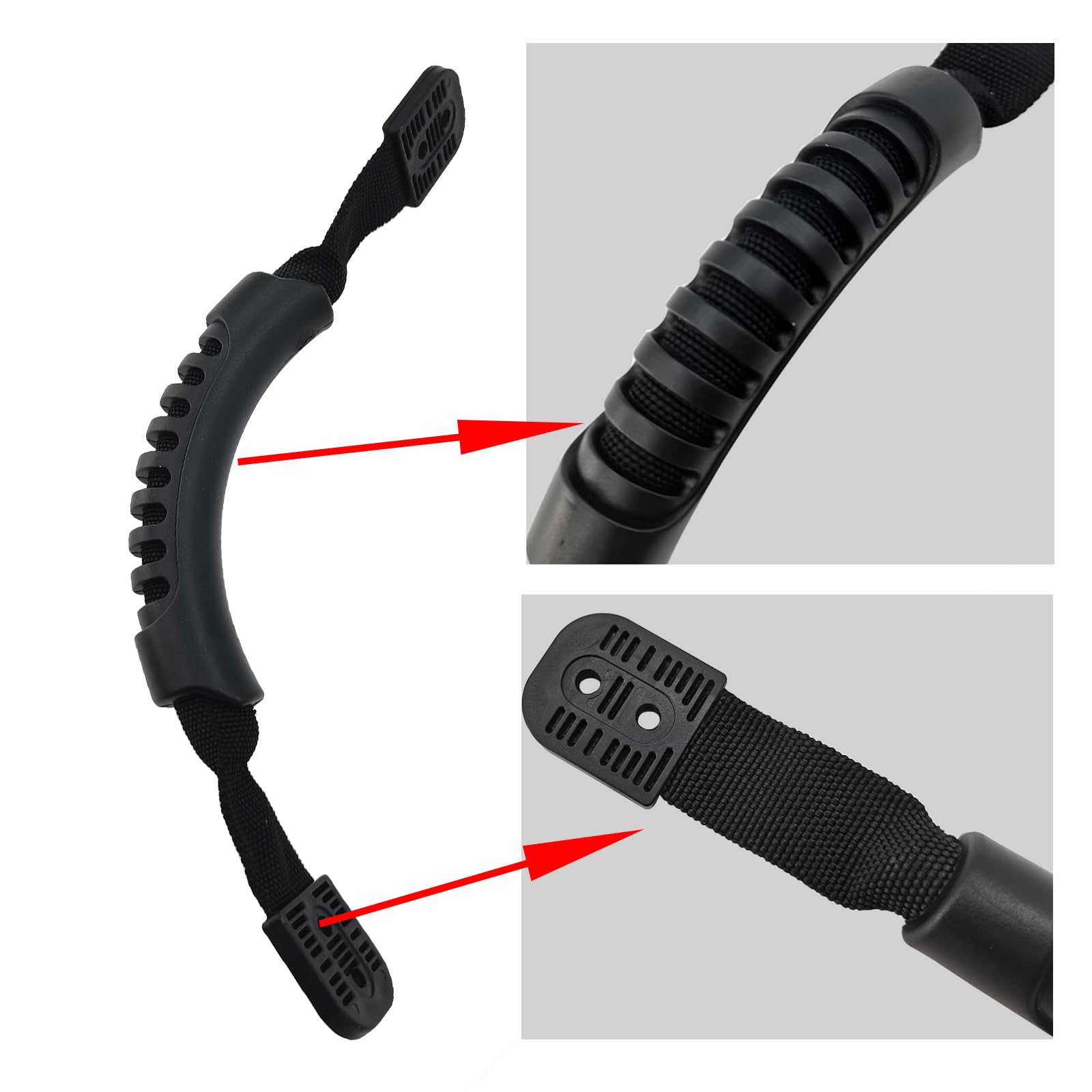 **2 Pack Kayak Replacement Handles - Durable Boat Accessories for Easy Kayak Transport & Storage | Perfect for Kayaking, Canoeing & Water Sports**