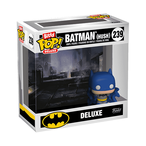 Funko Bitty Pop Deluxe Batman (Hush) Collectible Vinyl Figure - Perfect for DC Comics Fans, Office Desk Decor, and Gift Giving