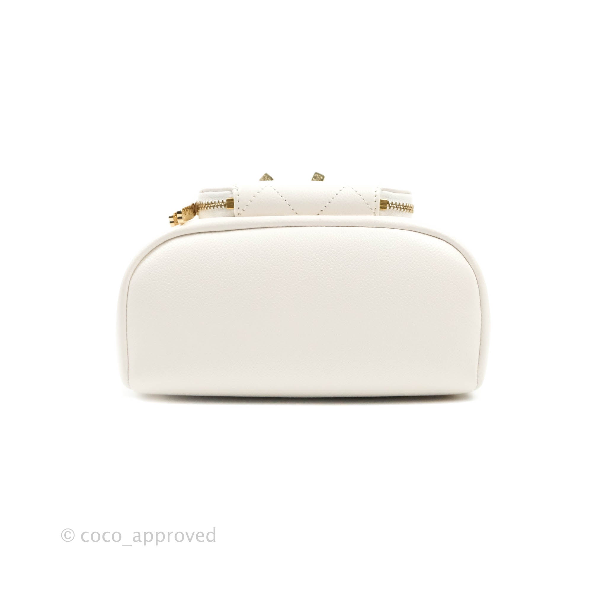 Chanel Business Affinity Drawstring Bucket Bag in White Caviar Leather with Gold Hardware - Perfect for Work, Travel & Everyday Luxury