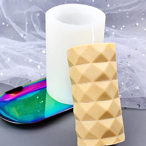 Premium Silicone Candle Molds for DIY Beeswax Candles - Creative Cylindrical Candle Making Kits, Handmade Soap & Scented Candle Molds for Home Decor, Wedding Favors & Relaxation Gifts - YSCEN Candle Making Supplies