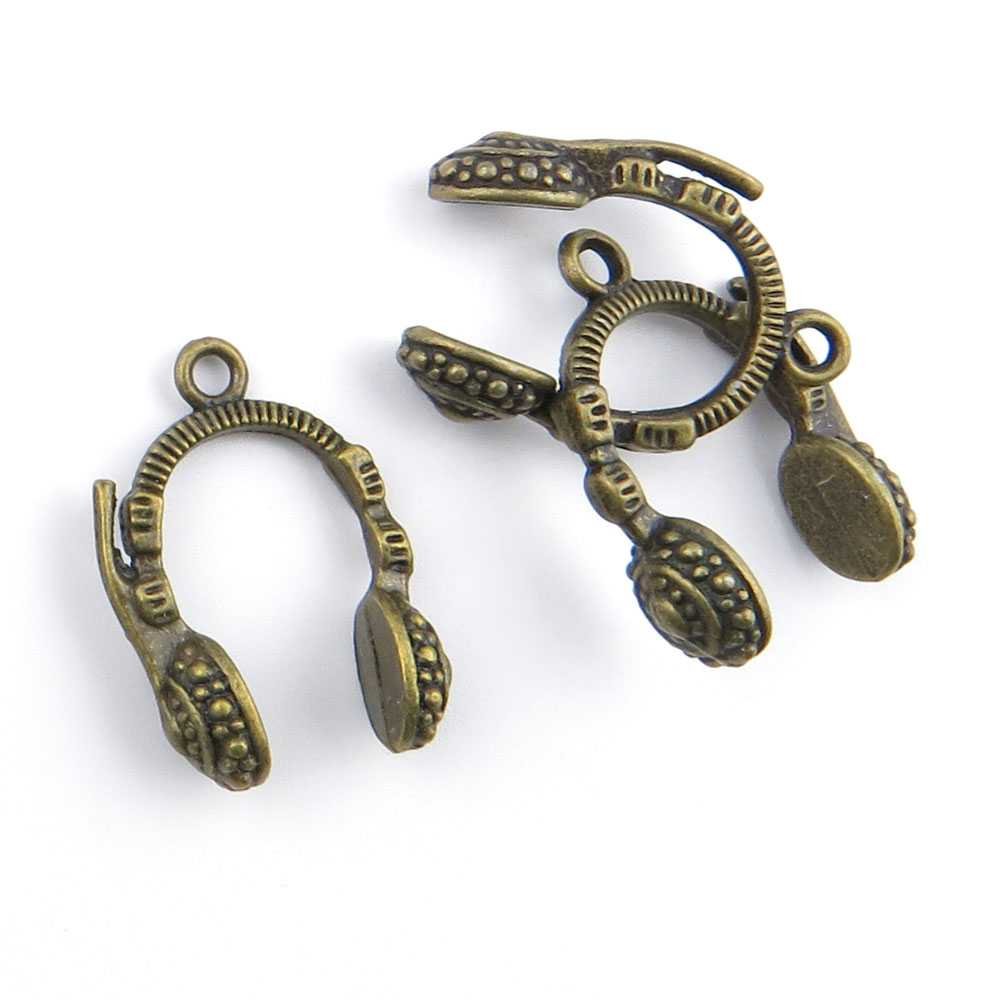 Wholesale Jewelry Making Charms - Headphone & Headset Pendants for DIY Crafting, Repair Supplies | Perfect for Earring Charms, Necklace Pendants & DIY Accessories