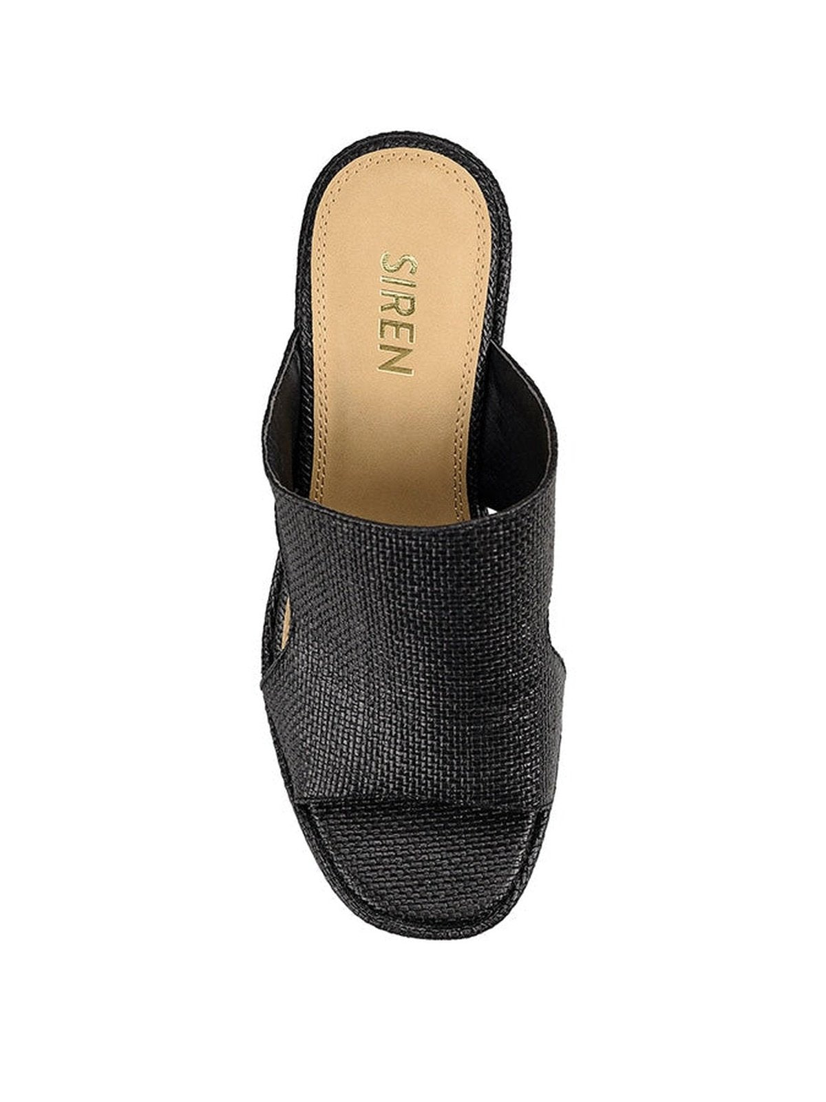 Black Raffia Milky Platform Sandals for Women - Comfortable Summer Beach Shoes for Outdoor Walking, Vacation & Casual Wear