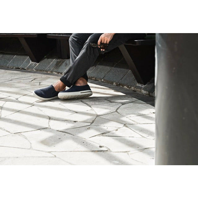 Birkenstock Oswego Canvas Suede Sandals for Men & Women - Comfortable Midnight Blue Casual Shoes for Walking, Travel & Outdoor Activities