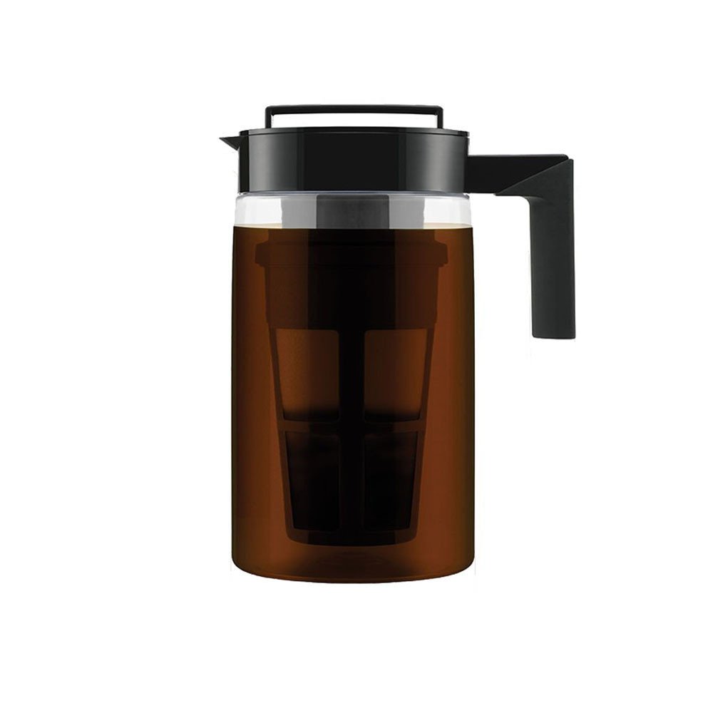 Cold Brew Coffee Maker 900ML with Silicone Handle - Iced Coffee Pitcher for Home & Office