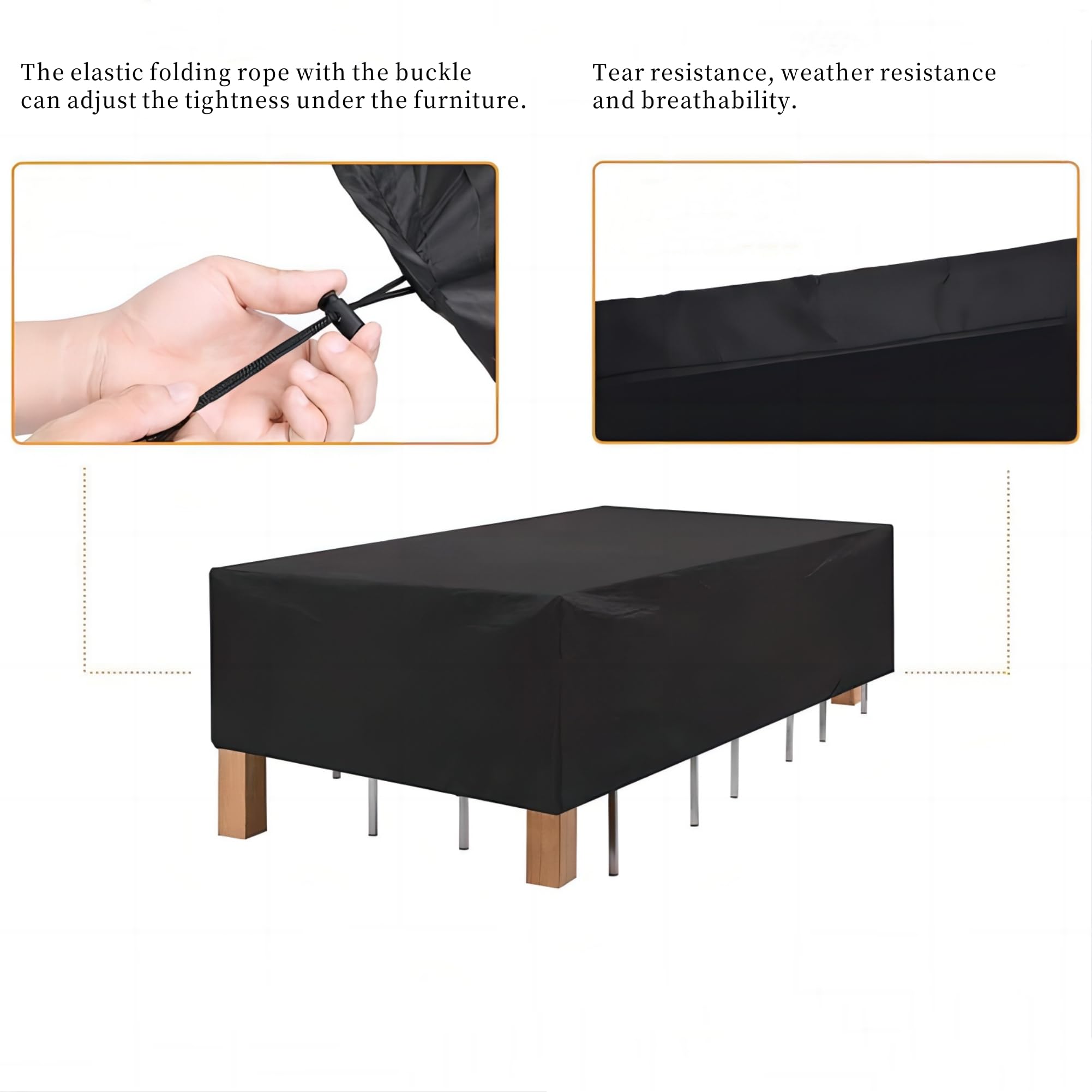 AUNMAS Outdoor Deck Box - Waterproof Storage Bench with Cover for Patio Furniture, Durable & Sturdy - Perfect for Garden, Backyard, and Poolside Storage (Black)