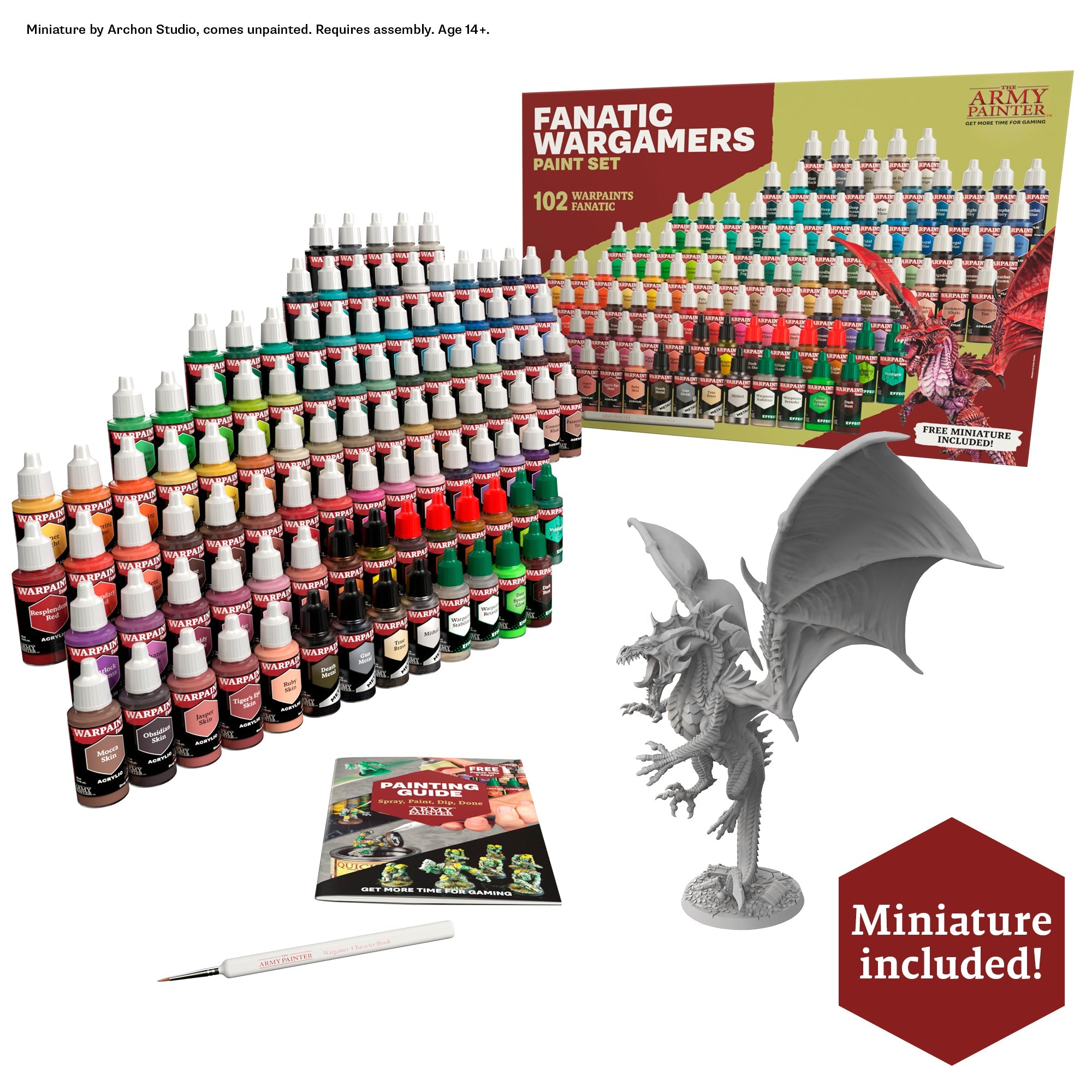 Warpaints Fanatic: Premium Wargaming Paint Set for Miniatures - Perfect for Tabletop Gaming, Warhammer & Model Painting