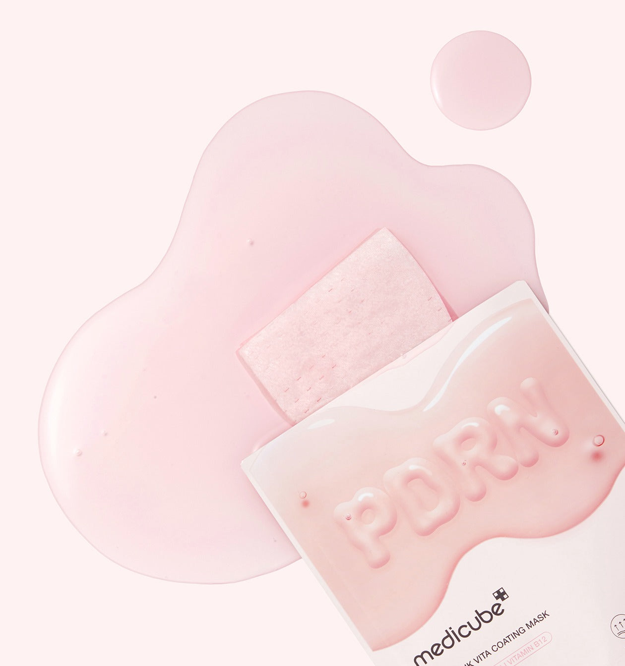 Medicube PDRN Pink Vita Coating Mask 10-Pack | Hydrating & Brightening Sheet Mask for Glowing Skin | Perfect for Skincare Routine & Spa Days