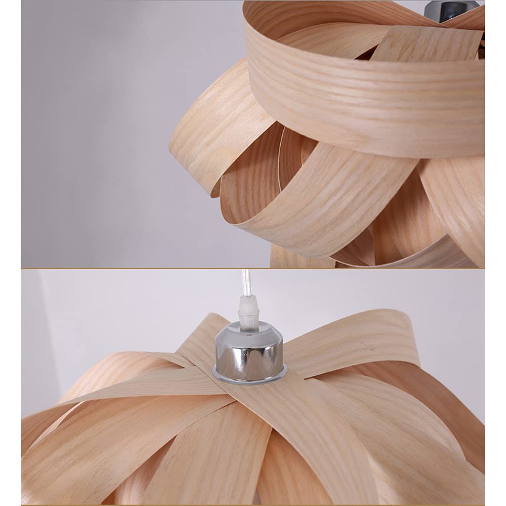 SEYFI Creative Chandelier - 40Cm Nordic Style LED Pendant Light for Dining Room, Living Room, Study & Bedroom Decor | Perfect for Meditation Spaces & Modern Home Lighting