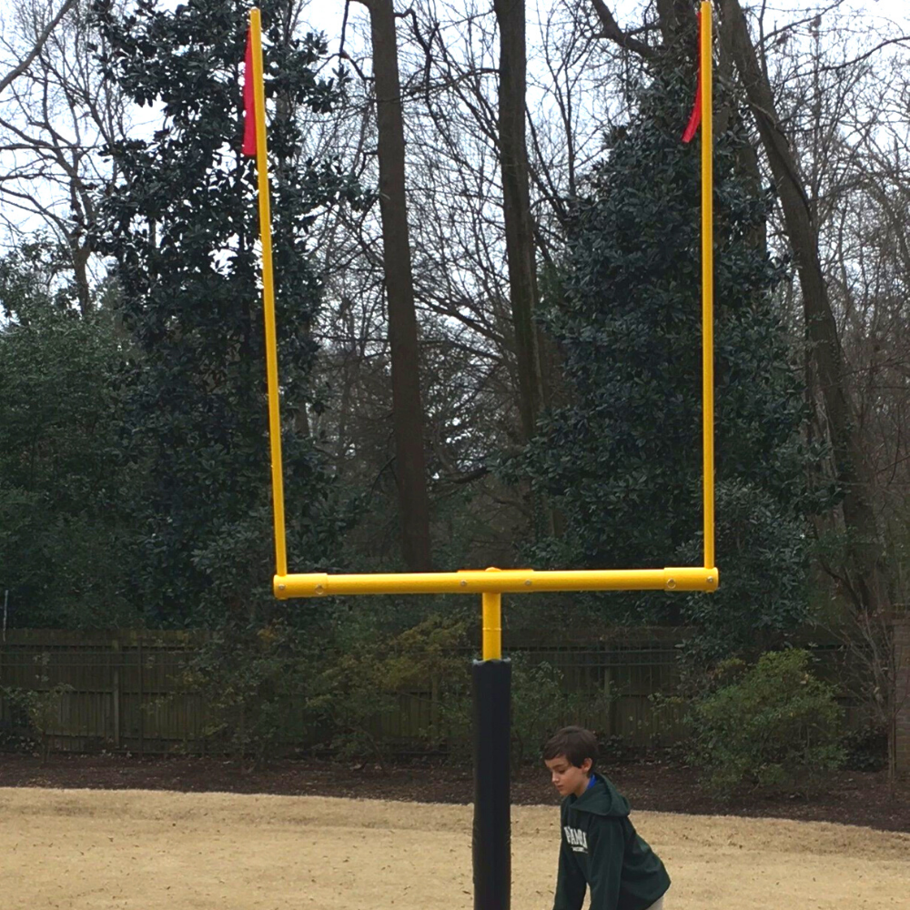 First Team Gridiron Basic Backyard Football Goalpost - Durable Football Training Equipment for Kids & Adults - Perfect for Backyard Practice, Fitness Training, and Family Fun Outdoor Games