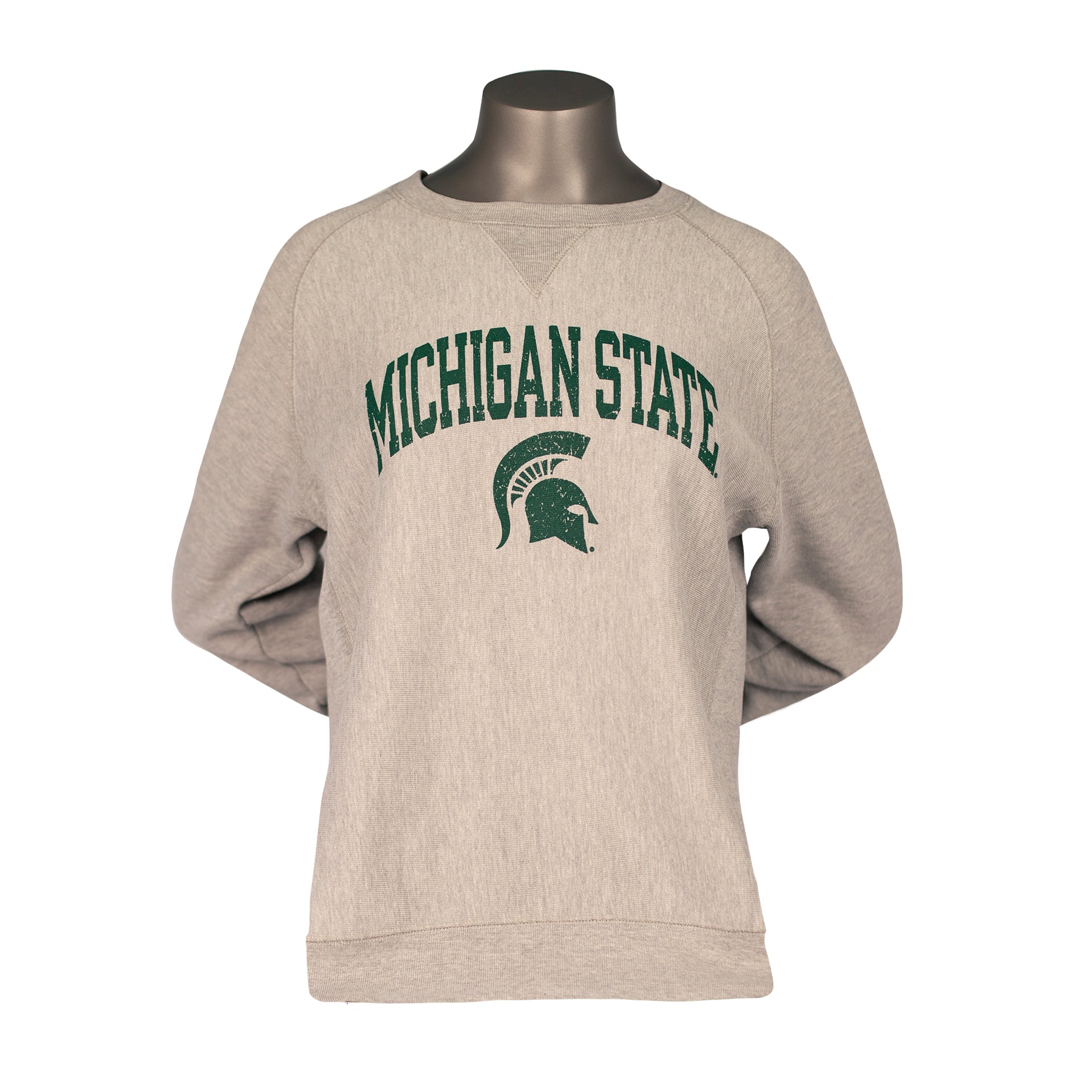 Champion MSU Reverse Weave Women's Crewneck Sweatshirt - Comfortable Cotton Pullover for Casual Wear, College Sports & Everyday Outfits
