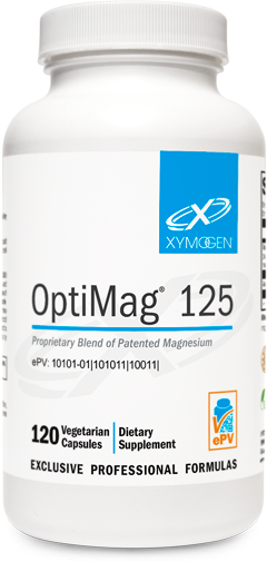 Xym Optimag 125 Magnesium Supplement - 120 Capsules | Supports Muscle Relaxation, Bone Health & Energy Production | Ideal for Athletes, Active Lifestyles & Stress Relief