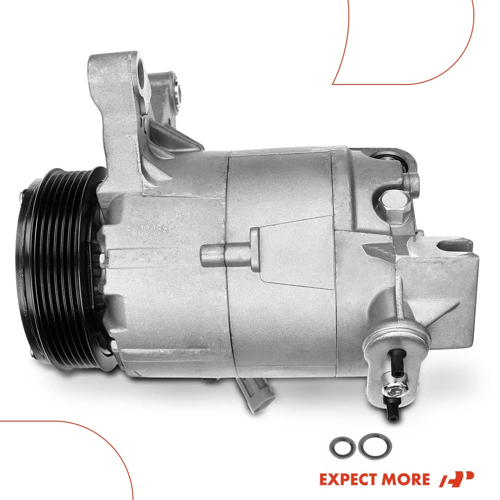 Premium AC Compressor with Clutch for 2006-2011 Chevy Impala, 2006 Malibu, Monte Carlo & Pontiac G6 - 3.5L 3.9L Engine | Perfect for Summer Cooling & Auto AC Repair