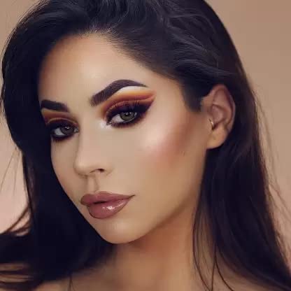 Wiffy Golden Shiny Face Makeup Shimmer Powder Highlighter - Gold | Illuminating Makeup for Cheekbones, Nose & Décolleté | Perfect for Parties, Photos & Special Occasions