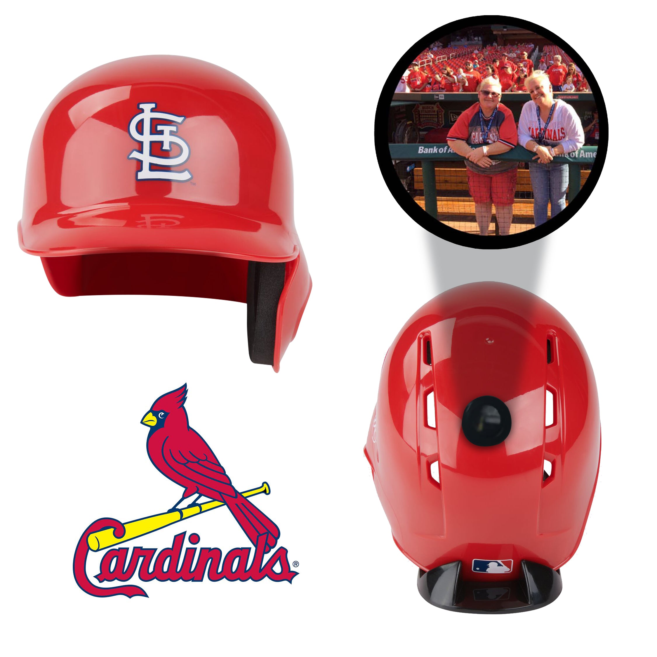 St. Louis Cardinals MLB Collectible Mini Batting Helmet - Official Baseball Memorabilia for Fans & Collectors - Perfect for Display, Gifts & Game Room Decor