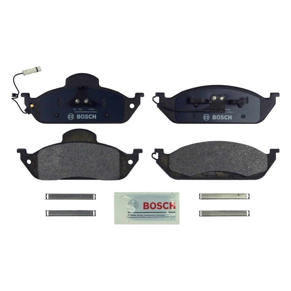 Bosch BP760 Premium Ceramic Disc Brake Pads for Cars, Trucks & SUVs - High Performance, Low Noise, Durable Braking System | Perfect Fit for Sedans, Pickups & Family Vehicles | Ideal for City Driving, Highway Commuting, Road Trips & Heavy-Duty Use | Safe for Stop-and-Go Traffic & Long Distance Travel | OE Quality Replacement Brake Pads | Perfect for Daily Commute, Off-Road Adventures and Emergency Braking Situations