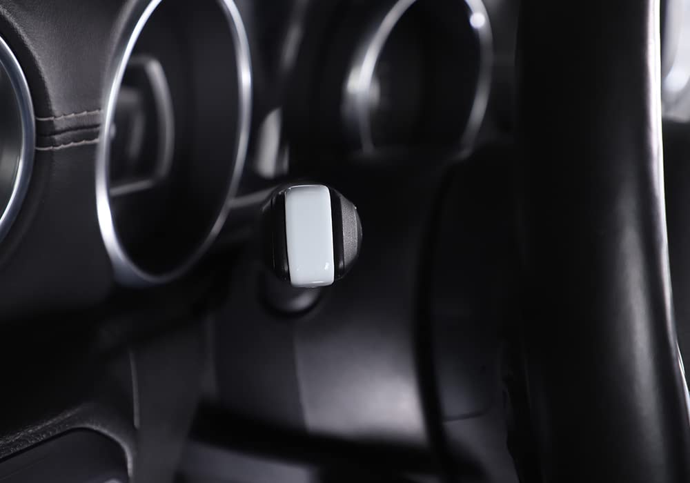 Jeep Wrangler JL & Gladiator JT 2018+ Interior Mouldings - White Turn Signal/Wiper Control Stalk Decor Cover Trim | Upgrade Your Jeep's Cabin Style for Off-Road Adventures & Daily Driving