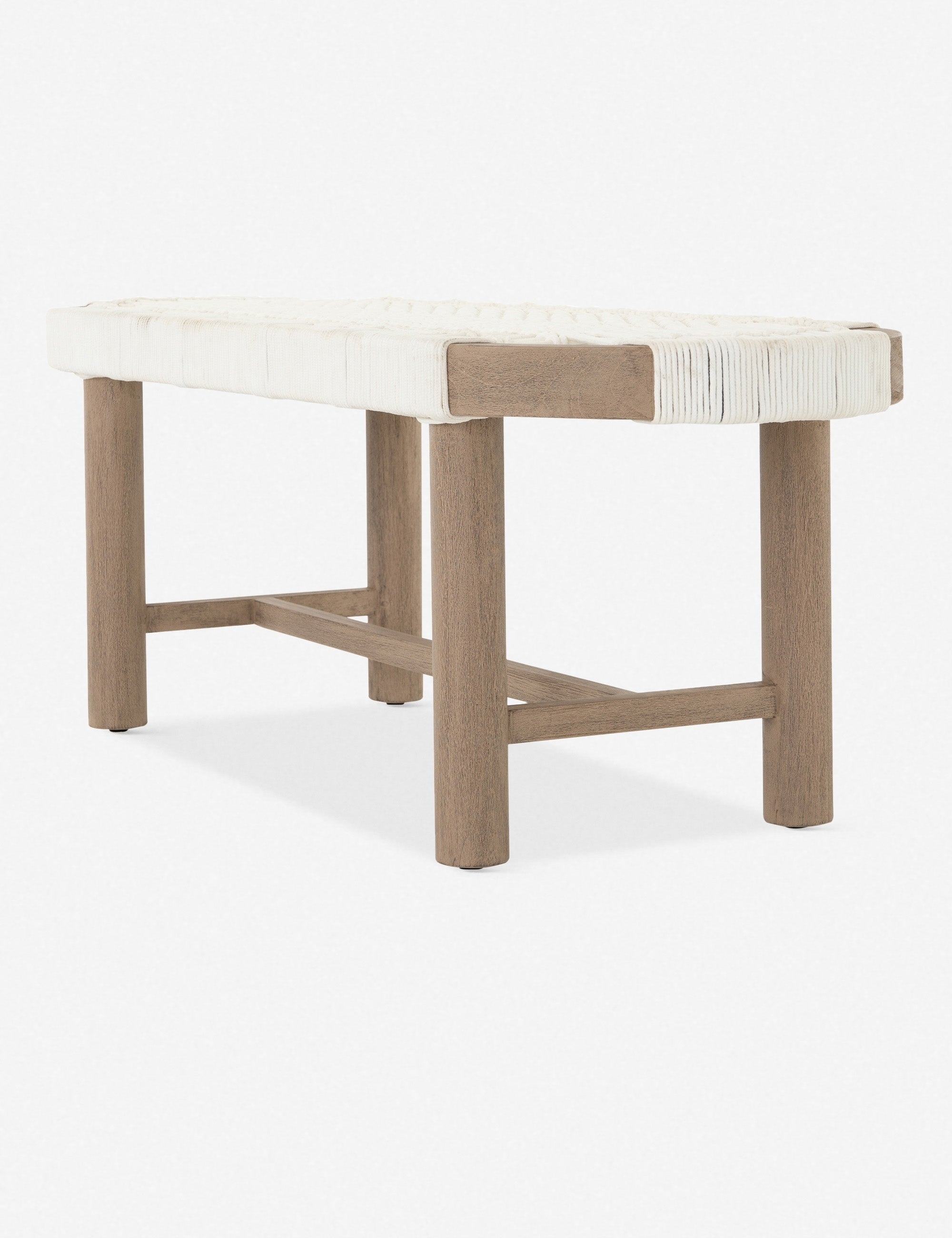 Arina Indoor Outdoor Bench - Durable Weather-Resistant Patio, Garden, Entryway & Deck Seating - Perfect for Home, Porch, and Backyard Decor