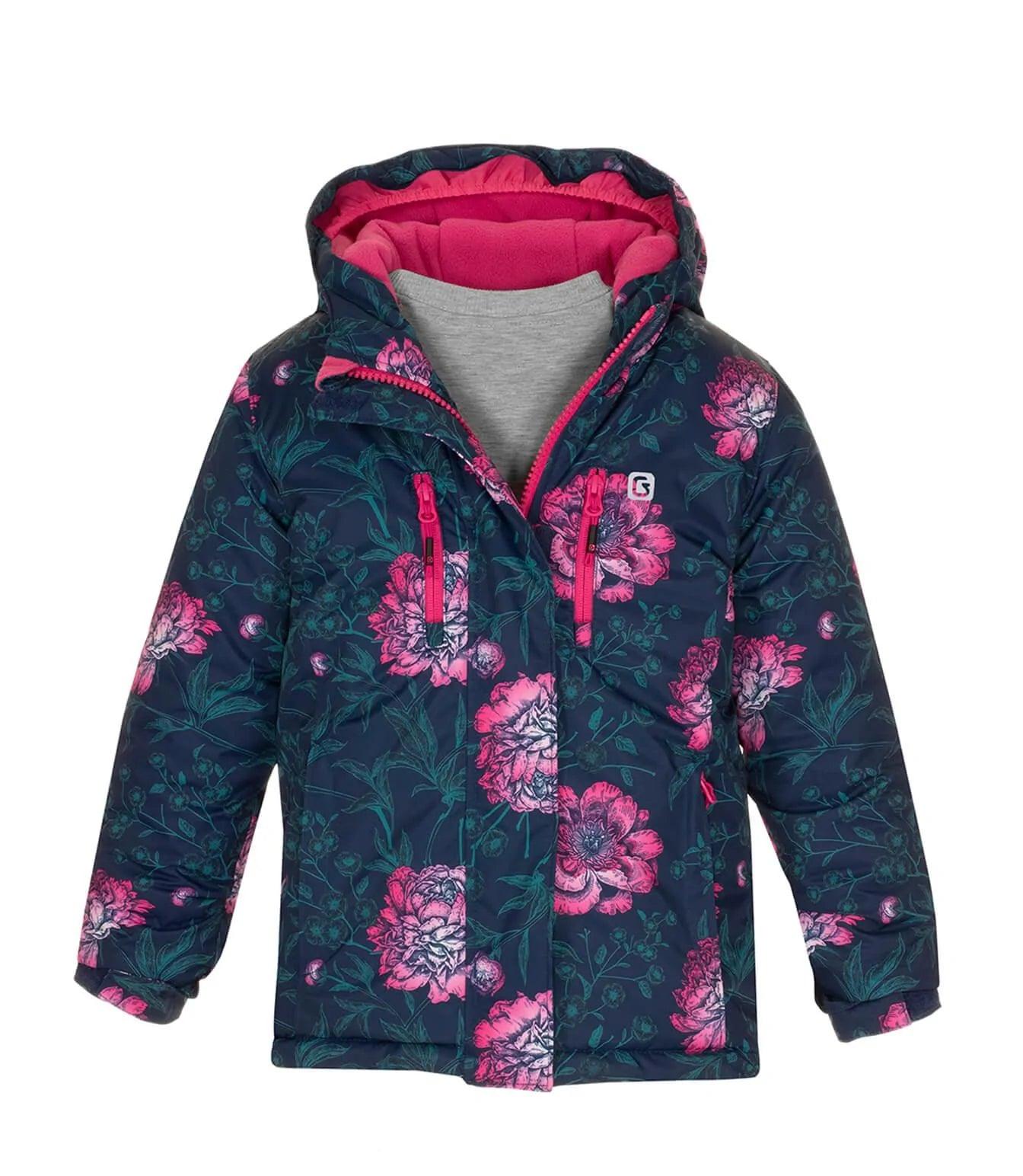 Gusti Makena Waterproof Snowsuit for Kids - Warm Winter Jacket & Pants Set, Ocean Blue - Perfect for Skiing, Snowboarding & Outdoor Winter Activities
