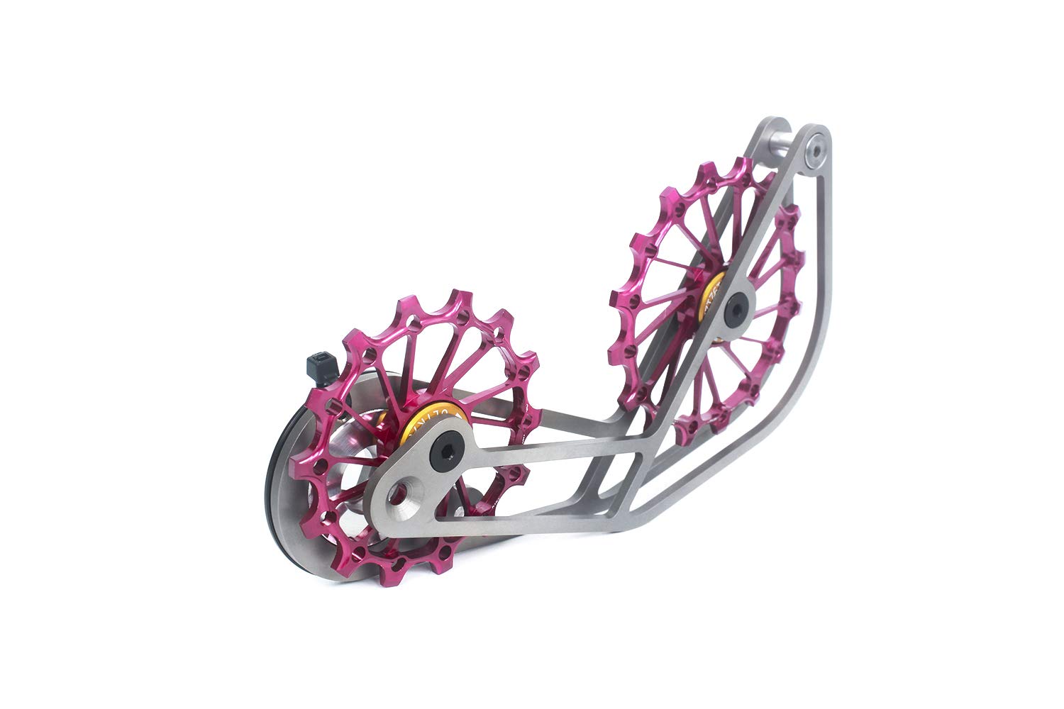 SRAM Red/Force eTap AXS 12-Speed Titanium Oversized Pulley Wheel (OSPW) System for Road, Cyclocross & Gravel Bikes - Lightweight Rear Derailleur Upgrade for Enhanced Shifting Performance on Rough Terrain & Long Rides