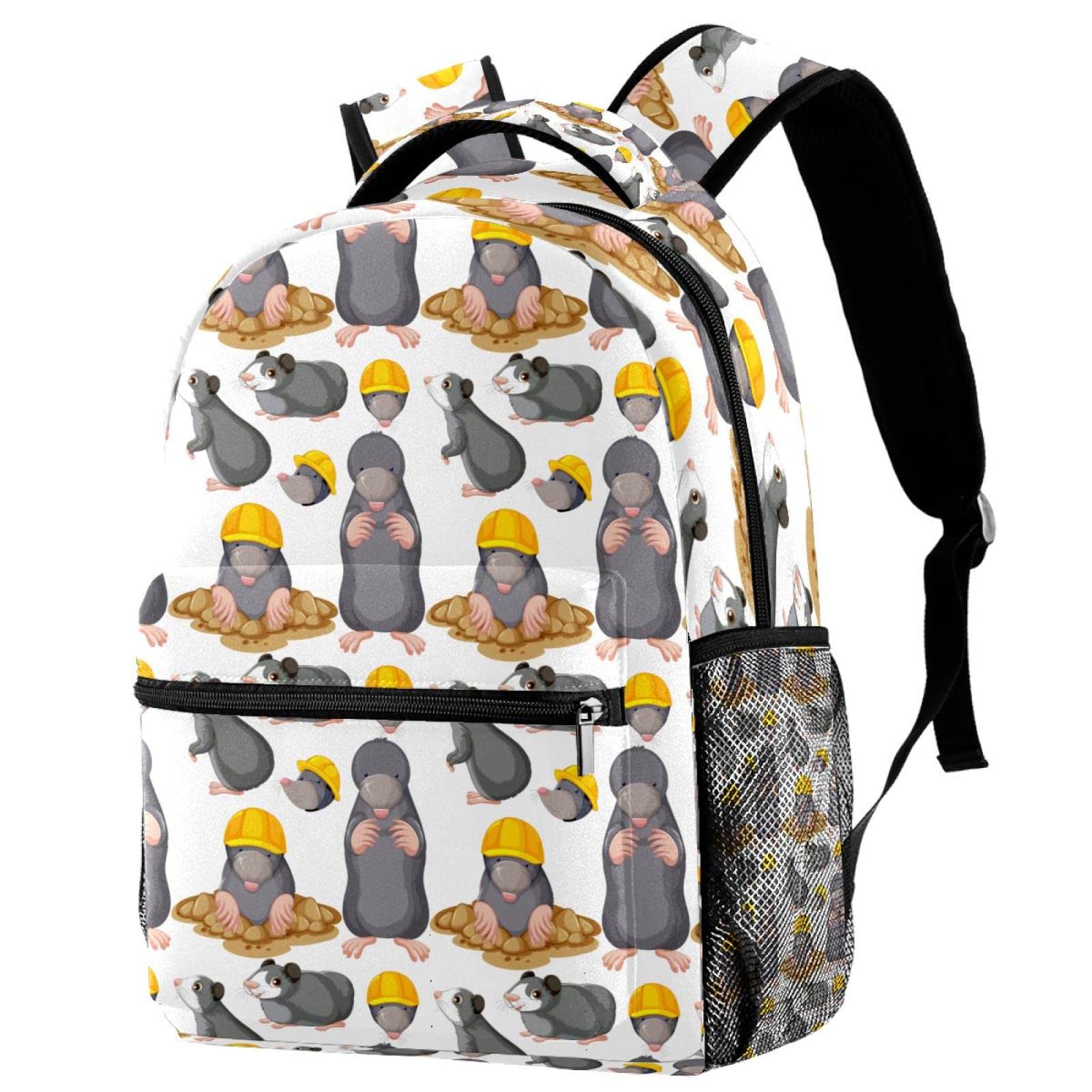 Funny Guinea Pig Backpack for School, Work & Travel - Laptop Daypack with Side Pockets