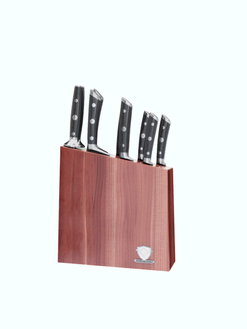 Dalstrong Gladiator Series 8-Piece Knife Block Set - NSF Certified Professional Kitchen Knives for Chefs & Home Cooking