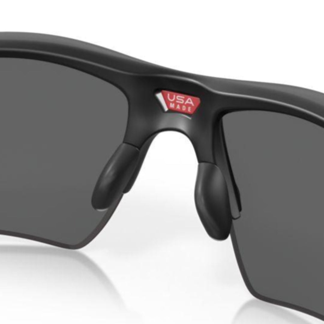 Oakley Flak 2.0 XL Sunglasses Matte Black Frame with Prizm Black Polarized Lenses - Model 0OO9188 918873 - Perfect for Running, Cycling & Outdoor Sports