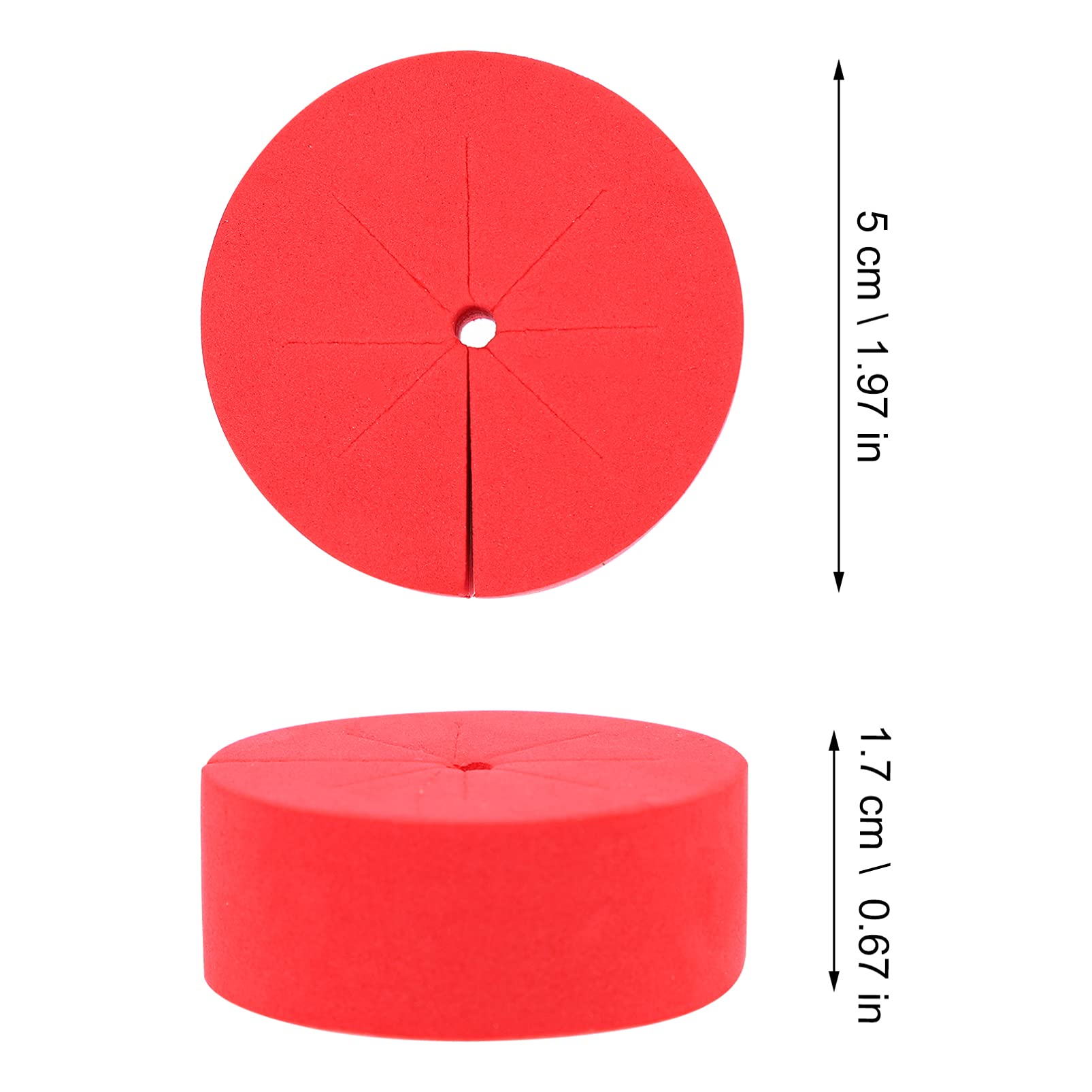 GANAZONO 50pcs Hydroponic Plant Spacers - Garden Clone Collars, Nutrient Blocks & Plant Plugs for Hydroponics (Random Colors) - Ideal for Indoor Gardening, Hydroponic Systems & Seed Starting
