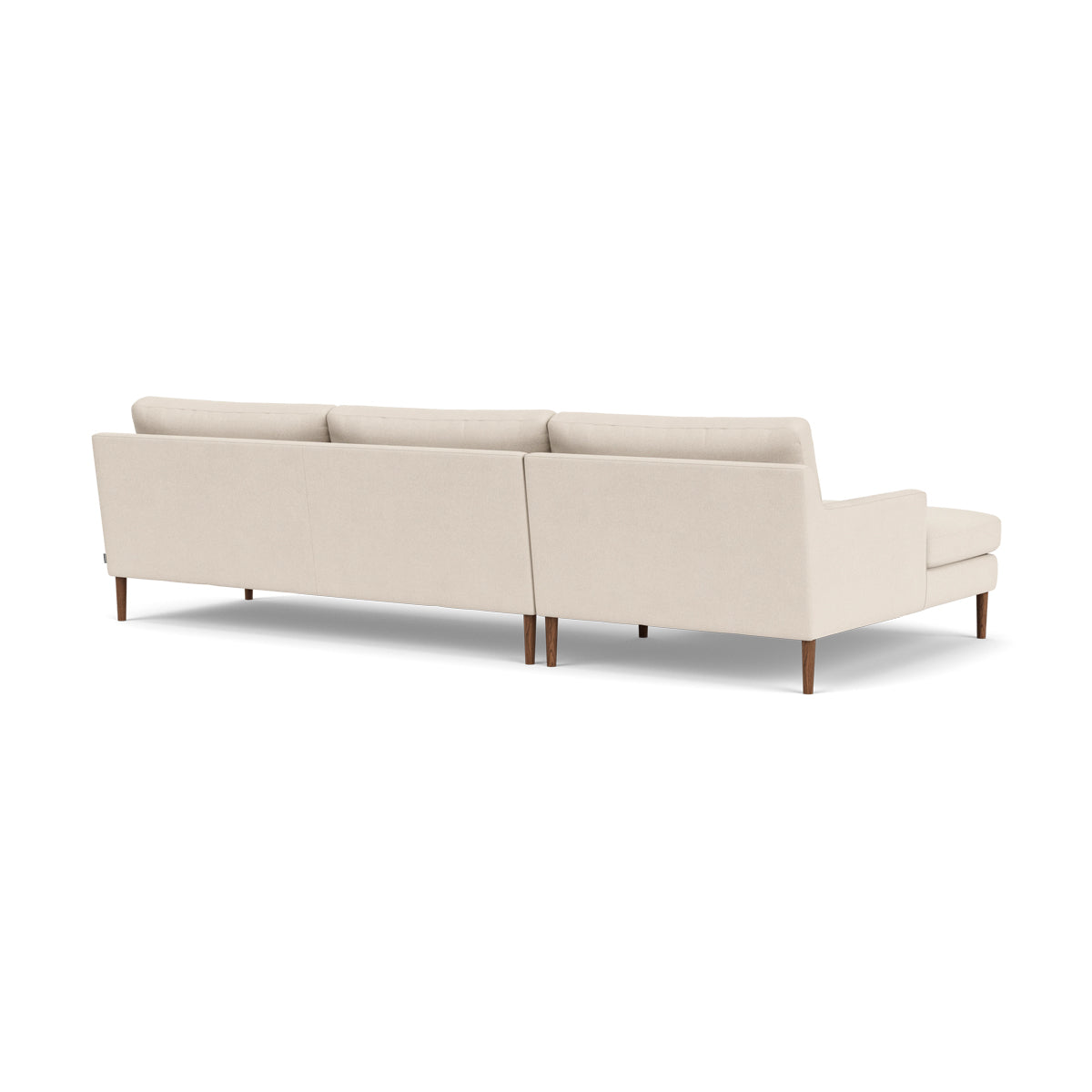 Astha Fabric Left Chaise Sofa - Modern L-Shaped Sectional Couch with Reversible Design for Living Room, Lounge & Home Theater Comfort