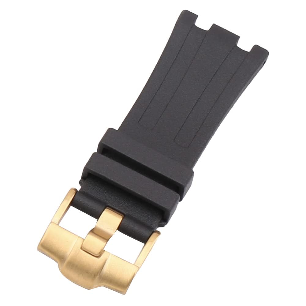 28mm Rubber Watch Band for AP Royal Oak Offshore - Durable Strap for Men's Watches 15703 15710 - Perfect for Outdoor Sports & Daily Wear