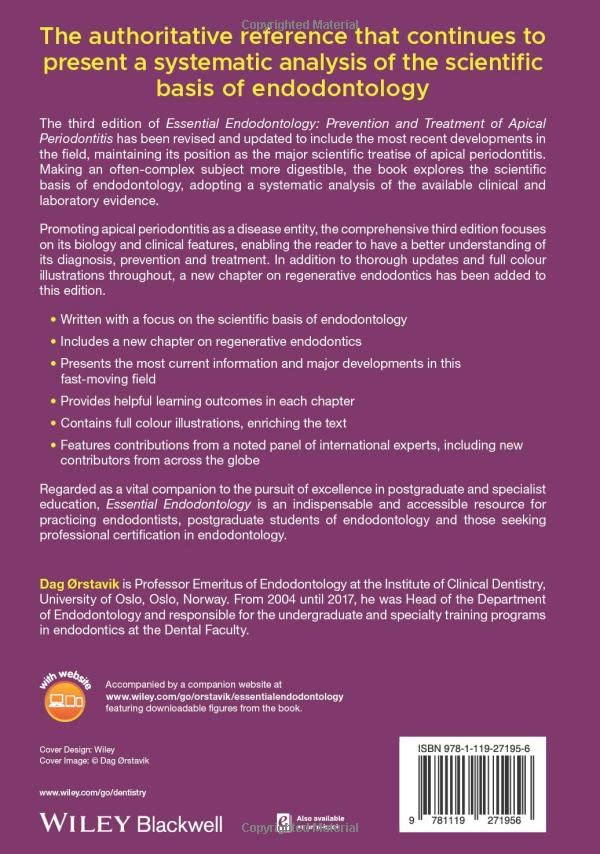 Essential Endodontology: Prevention and Treatment of Apical Periodontitis - Dental Root Canal Guide for Dentists & Students | Clinical Practice & Patient Care