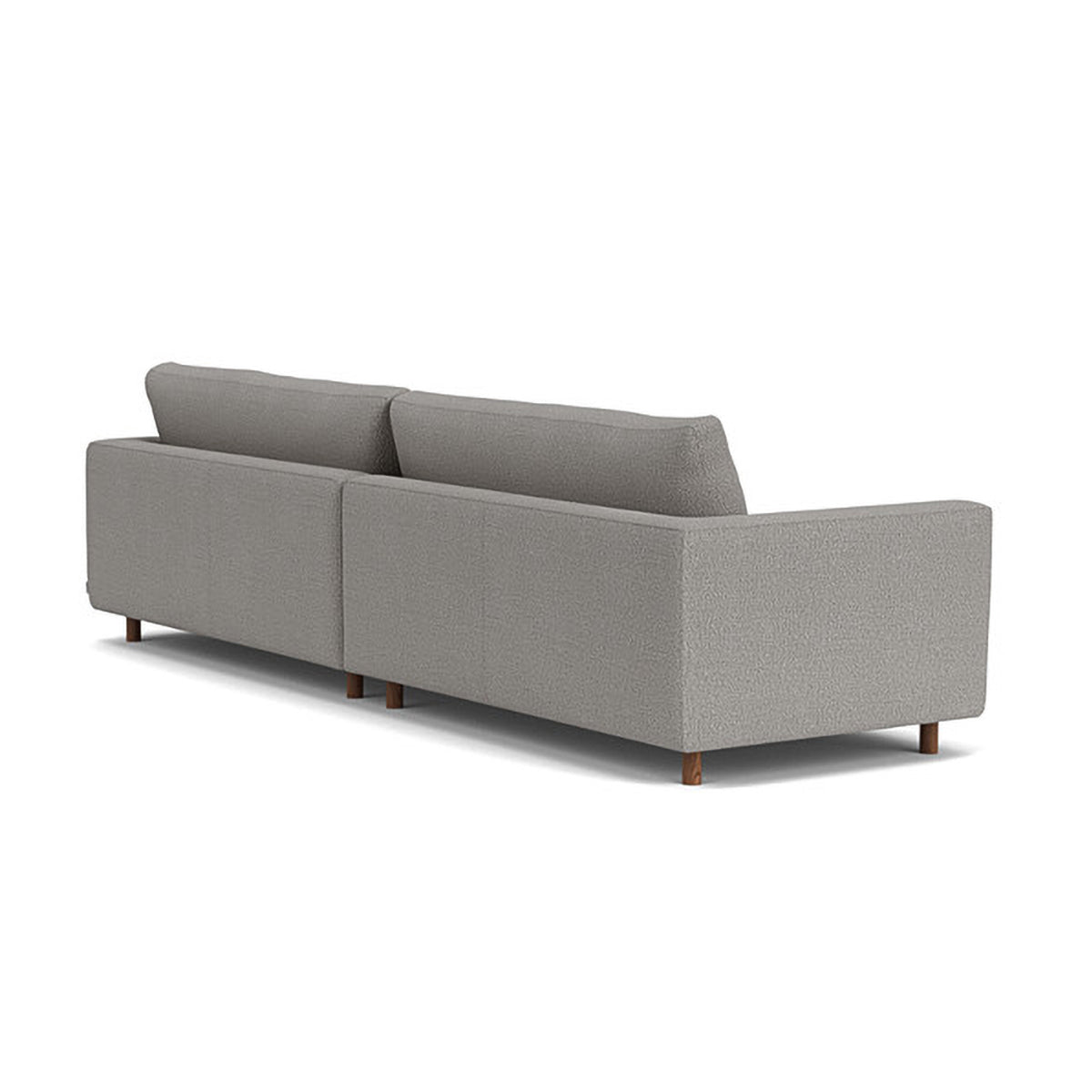 Modern Dylan Boucle 4-Seater Sofa - Soft Chenille Fabric Sectional Couch for Living Room, Lounge & Family Room - Comfortable Mid-Century Style Sofa for Home Decor