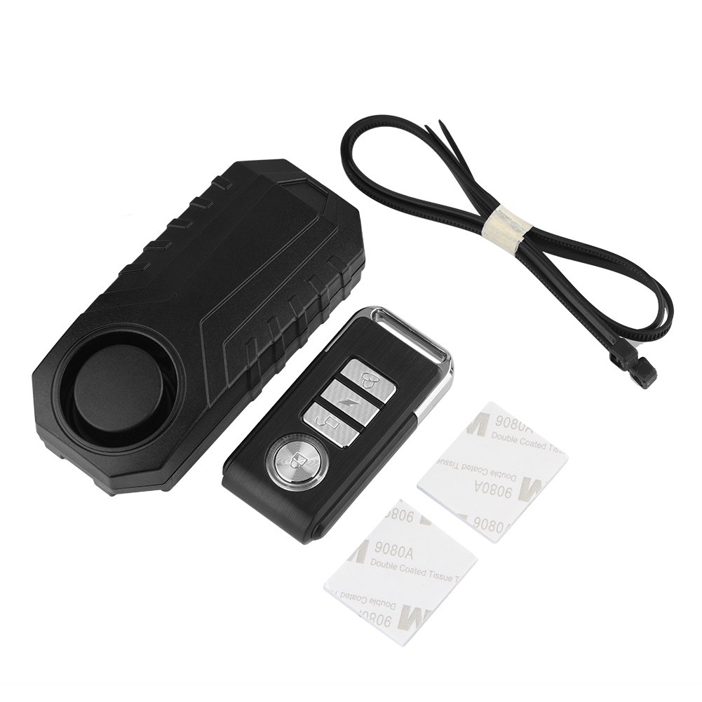 Wireless Bike Alarm with Remote Control - 113dB Loud Bicycle & Motorcycle Security Alarm, Anti-Theft Siren for Vehicle Protection | Perfect for Urban Commuting, Parking Safety & Outdoor Adventures