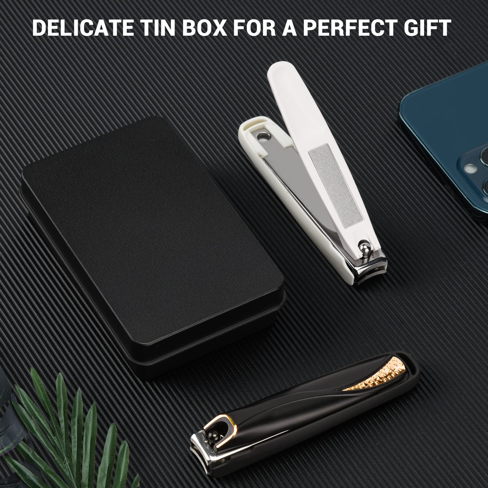 Luxury Zinc Alloy Nail Clippers for Thick Nails - Men & Women - Home & Travel Use