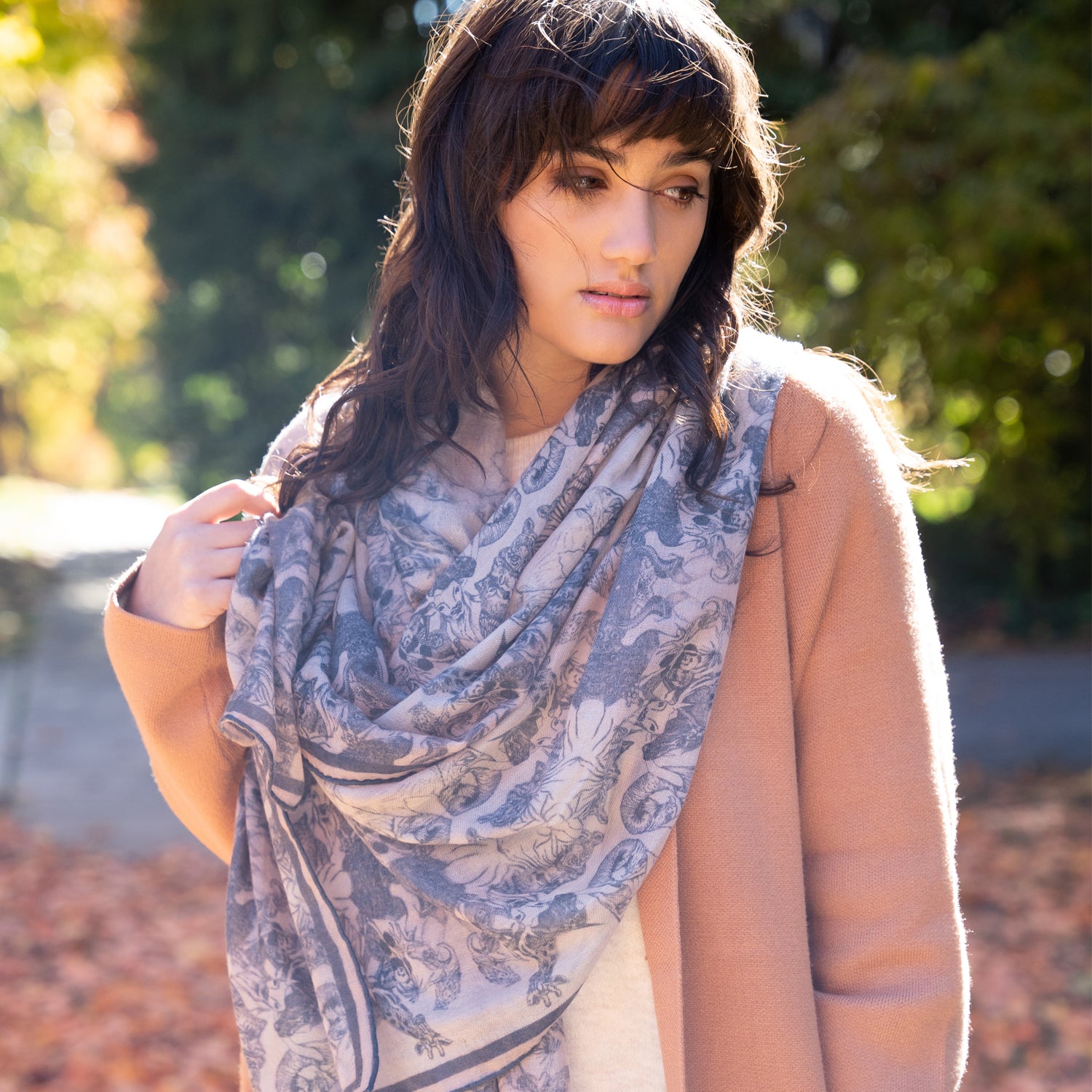 Luxury Long Cashmere Scarf for Women - Soft & Warm Winter Fashion Accessory | Perfect for Cold Weather, Travel & Outdoor Activities