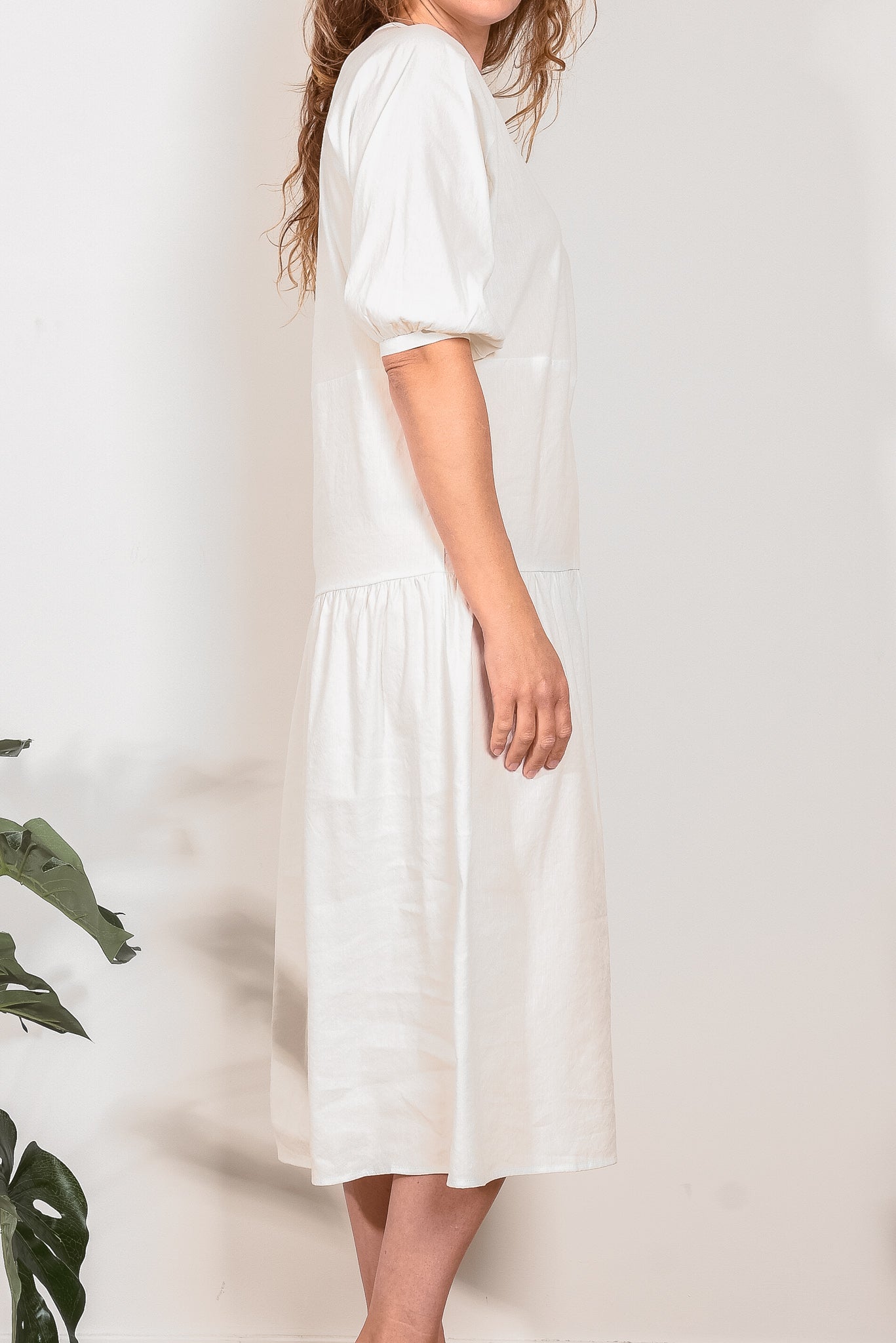 Sophie Tier Linen Dress for Women - Flowy Summer Maxi Dress with Adjustable Straps | Perfect for Beach Vacations, Brunch Dates & Boho Chic Outfits