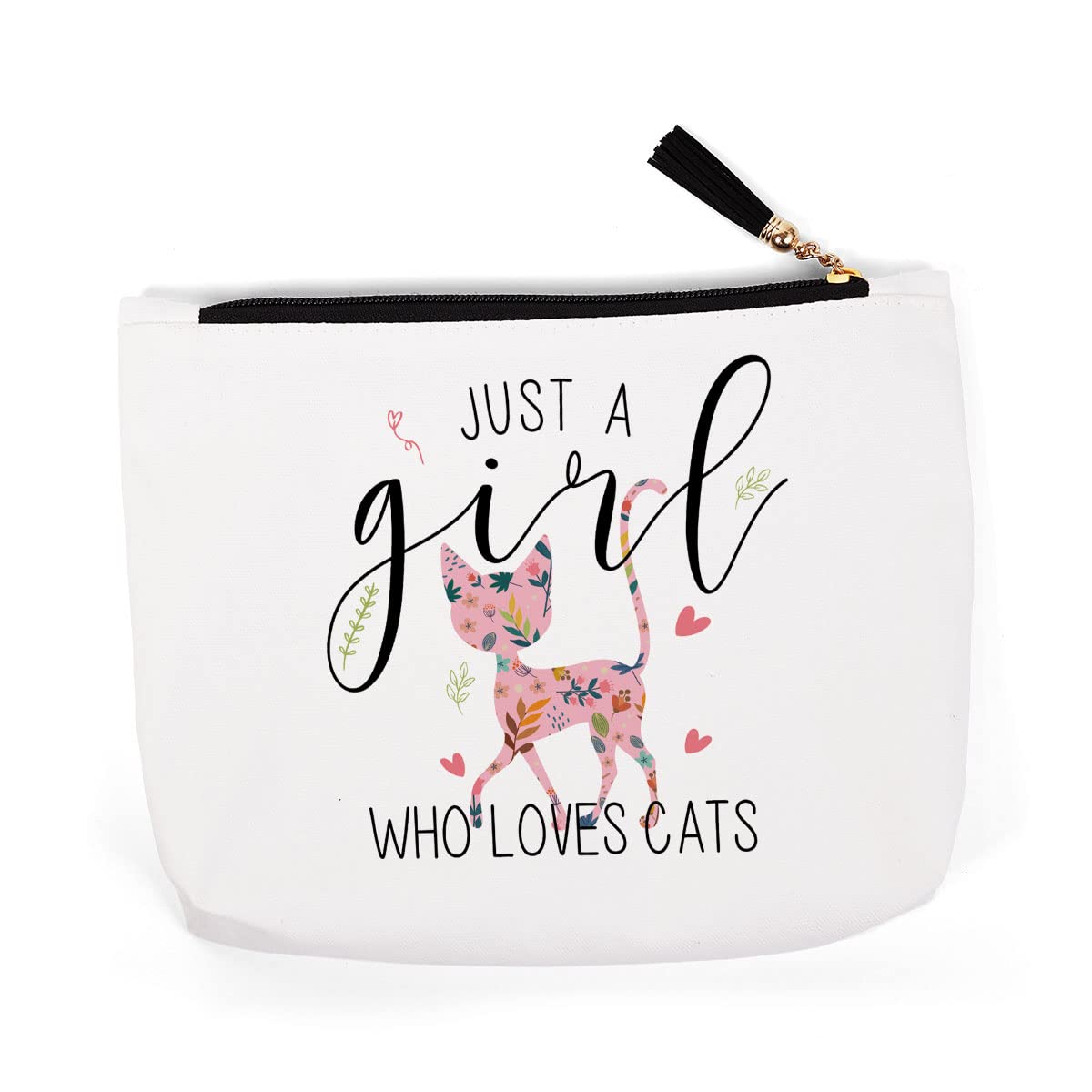 Cat Lover Gifts for Women - Unique Cat Mom Presents for Birthday & Christmas | Crazy Cat Lady Decor & Makeup Bag