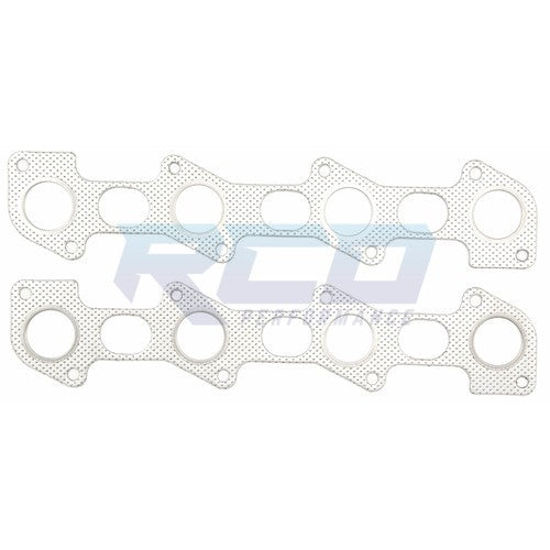 Fel Pro 2003-2010 Ford 6.0L & 6.4L Powerstroke Exhaust Manifold Gasket Set - High Performance Replacement for Diesel Trucks, Perfect for Off-Roading & Heavy Duty Towing