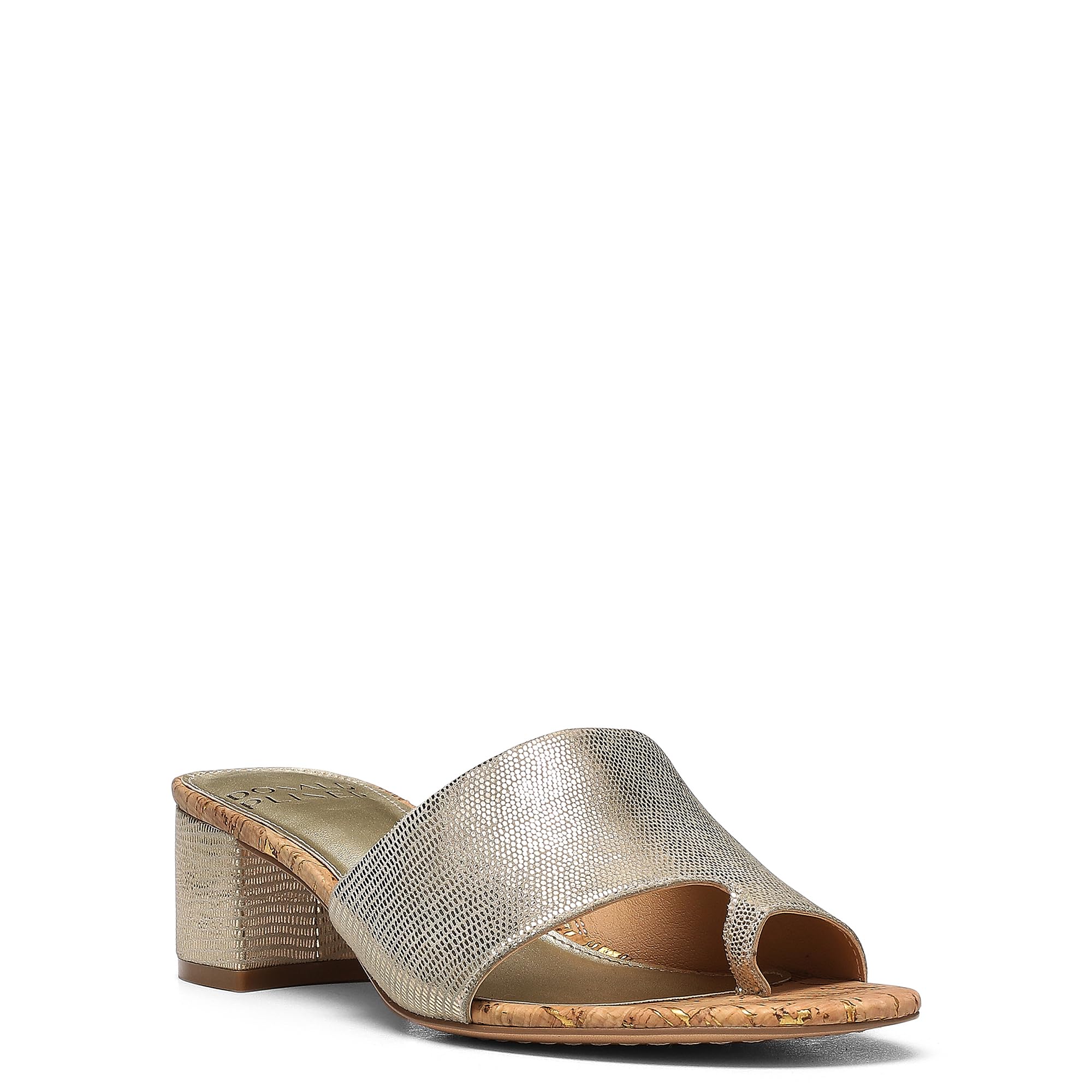 Donald Pliner Women’s NAIA Dress Sandal – 1.75” Heel Comfortable Mule Sandals with Toe Ring | Open Toe Slip-On Dress Shoes for Women | Perfect for Weddings, Parties & Summer Outfits