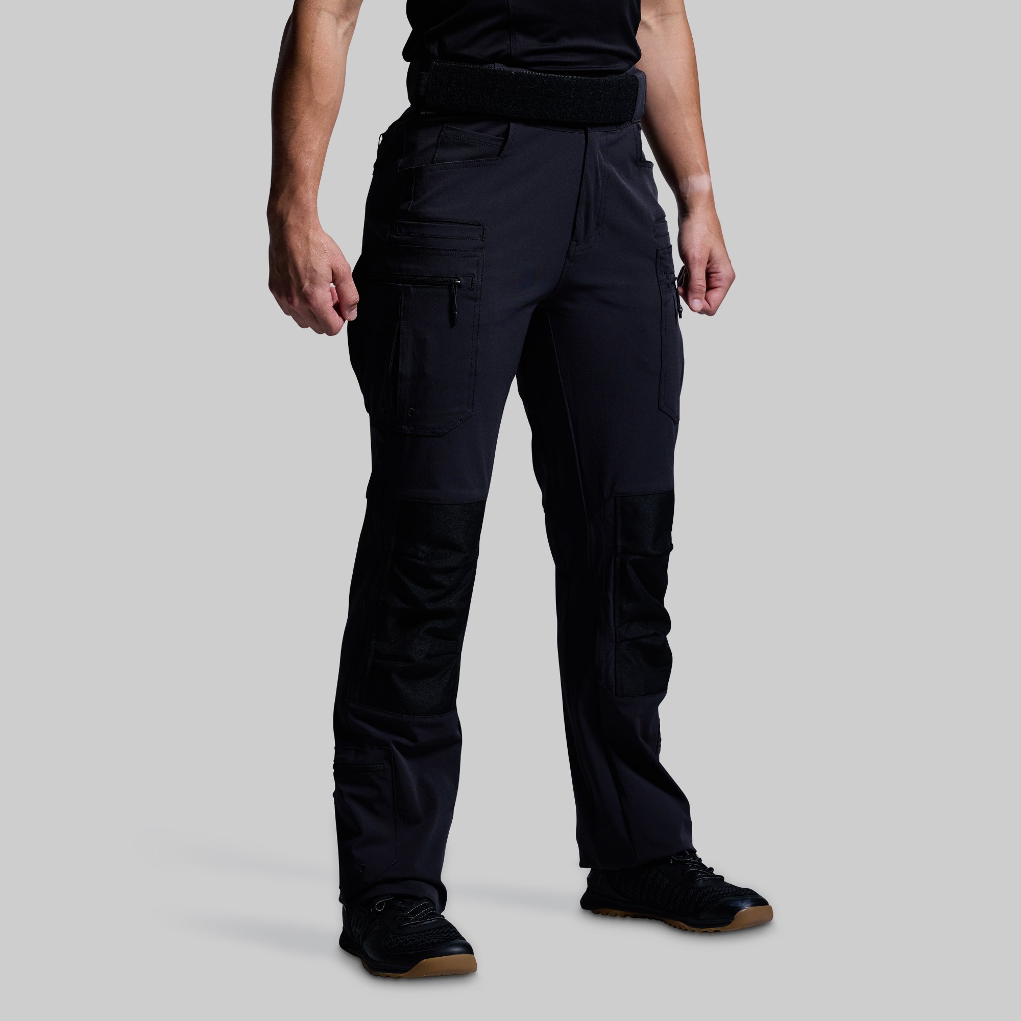 Tactical Women's Assault Pants - Black Combat Cargo Pants for Outdoor, Airsoft, Hiking & Military Training