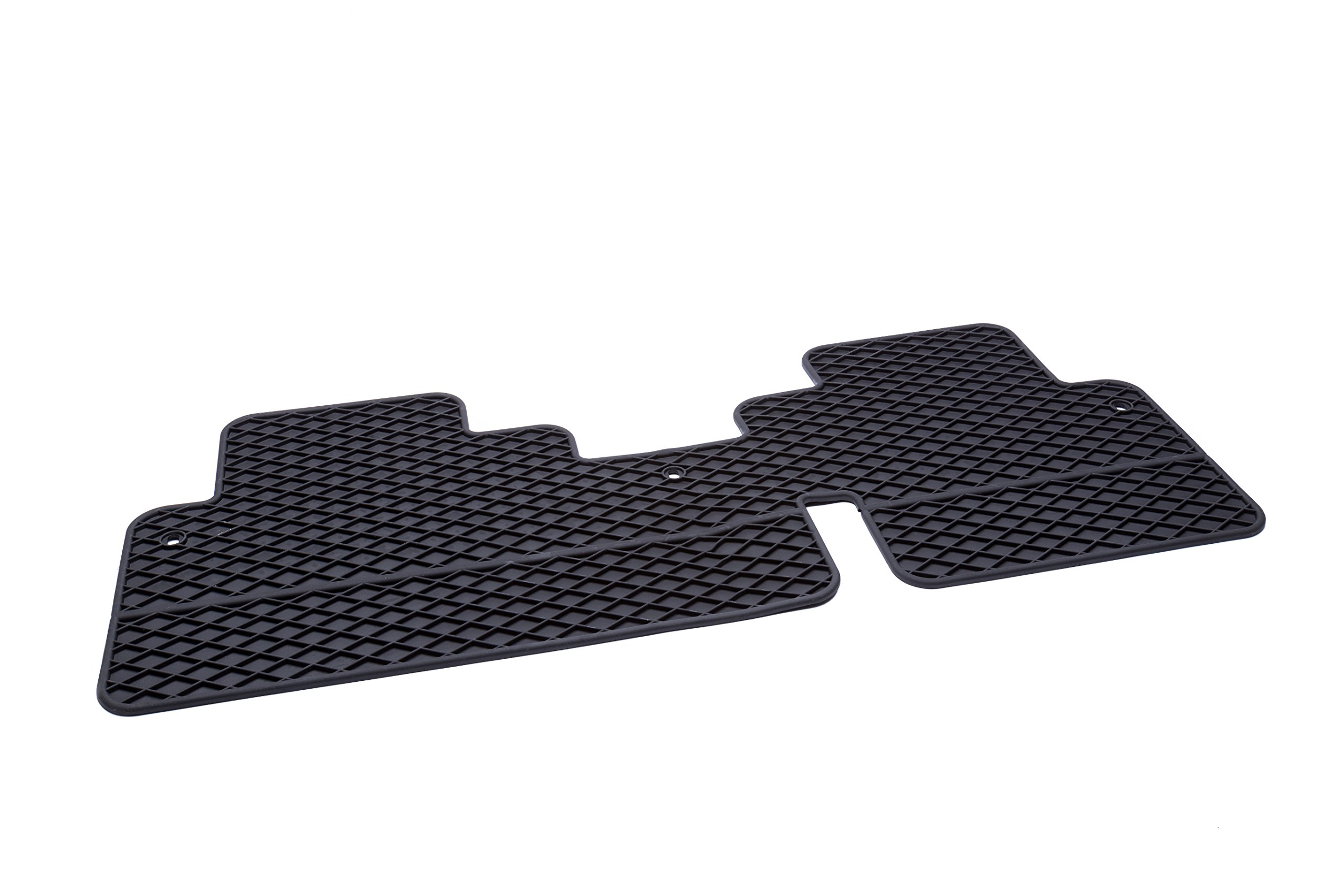 GM Accessories 22890438 Premium All-Weather Ebony Floor Mat for Second-Row Seats - Durable Protection for SUVs, Trucks, and Crossovers