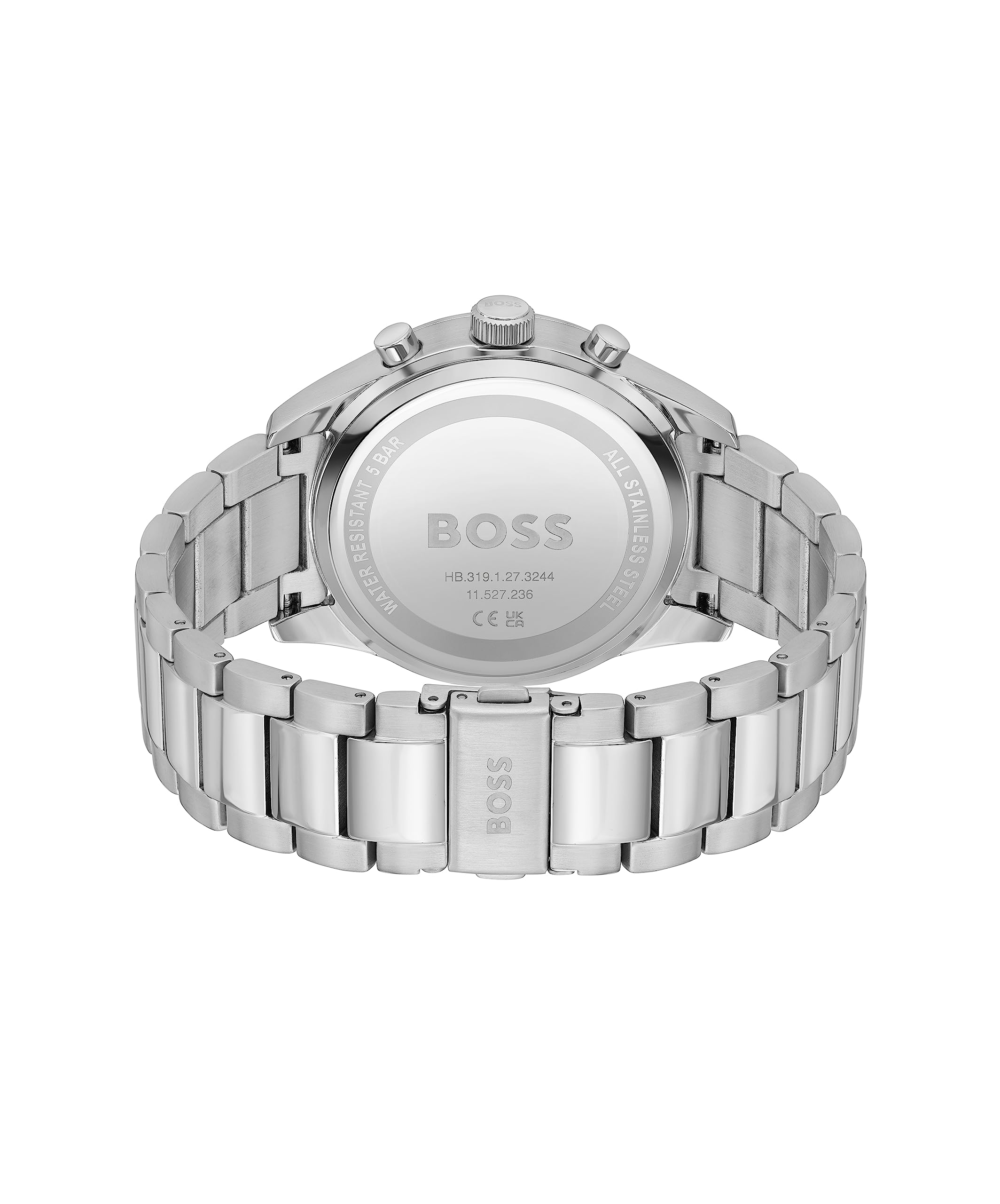 BOSS Center Court Men's Chronograph Stainless Steel Water Resistant Watch - Stylish Dress & Casual Timepiece for Business, Office & Everyday Wear